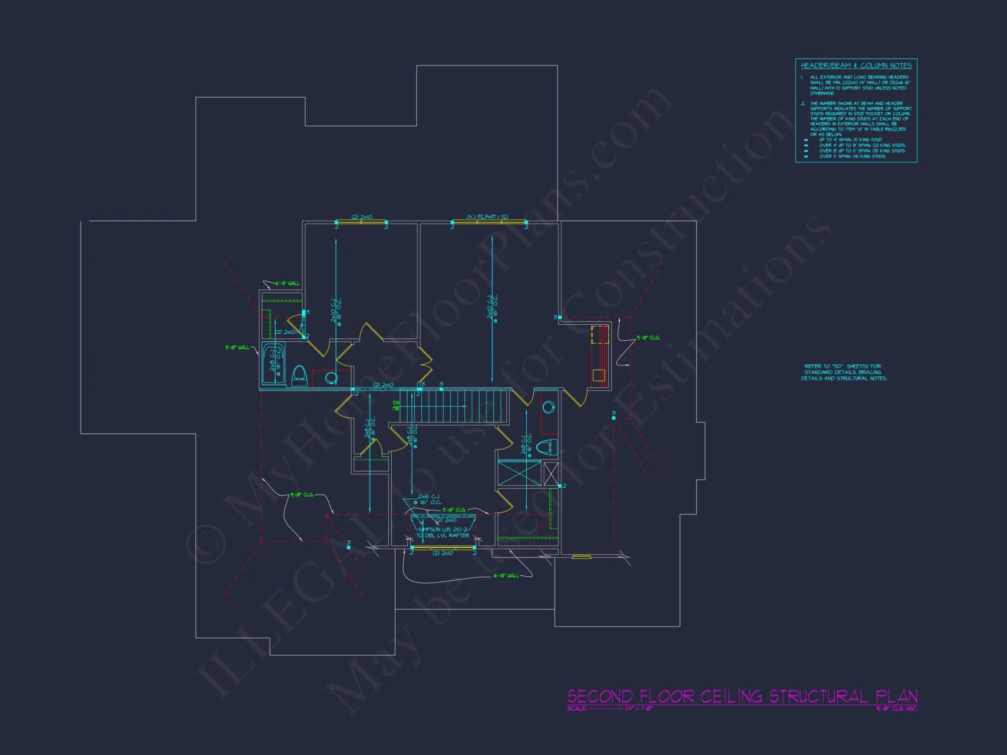 Beautiful house Floor Plan with CAD Designs & Blueprint