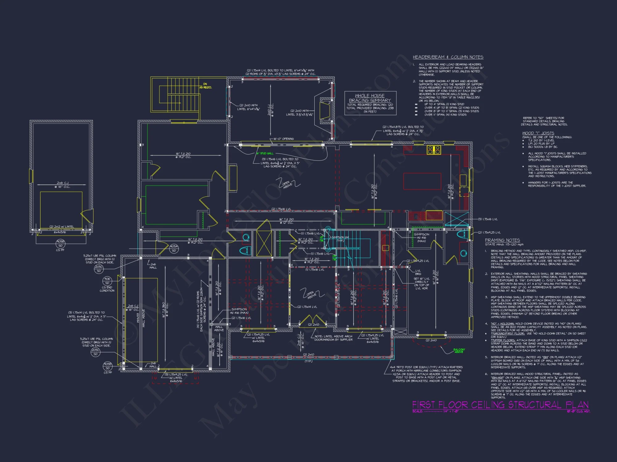 Luxury house Plan with 2-Story Design, CAD & Blueprint Features