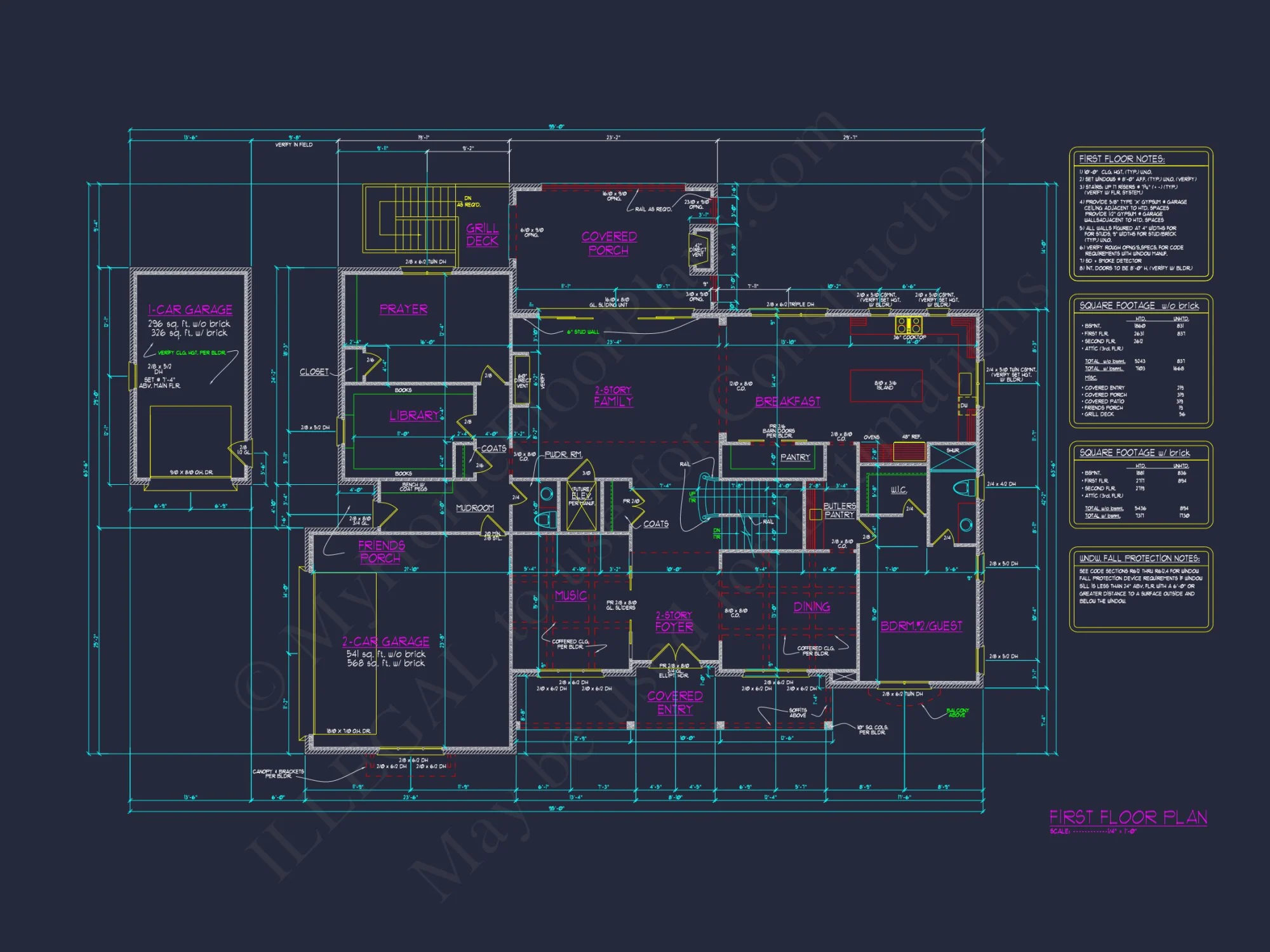 Luxury house Plan with 2-Story Design, CAD & Blueprint Features