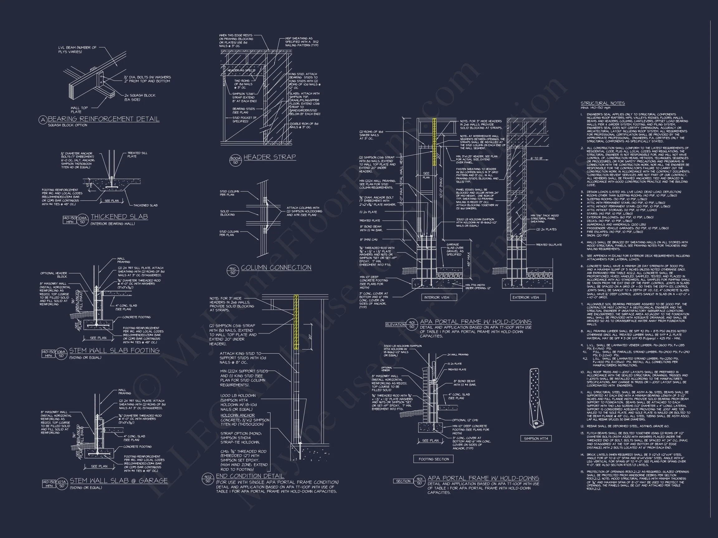 Stunning 2-Story house Plan with Open Floor Plan and CAD Designs