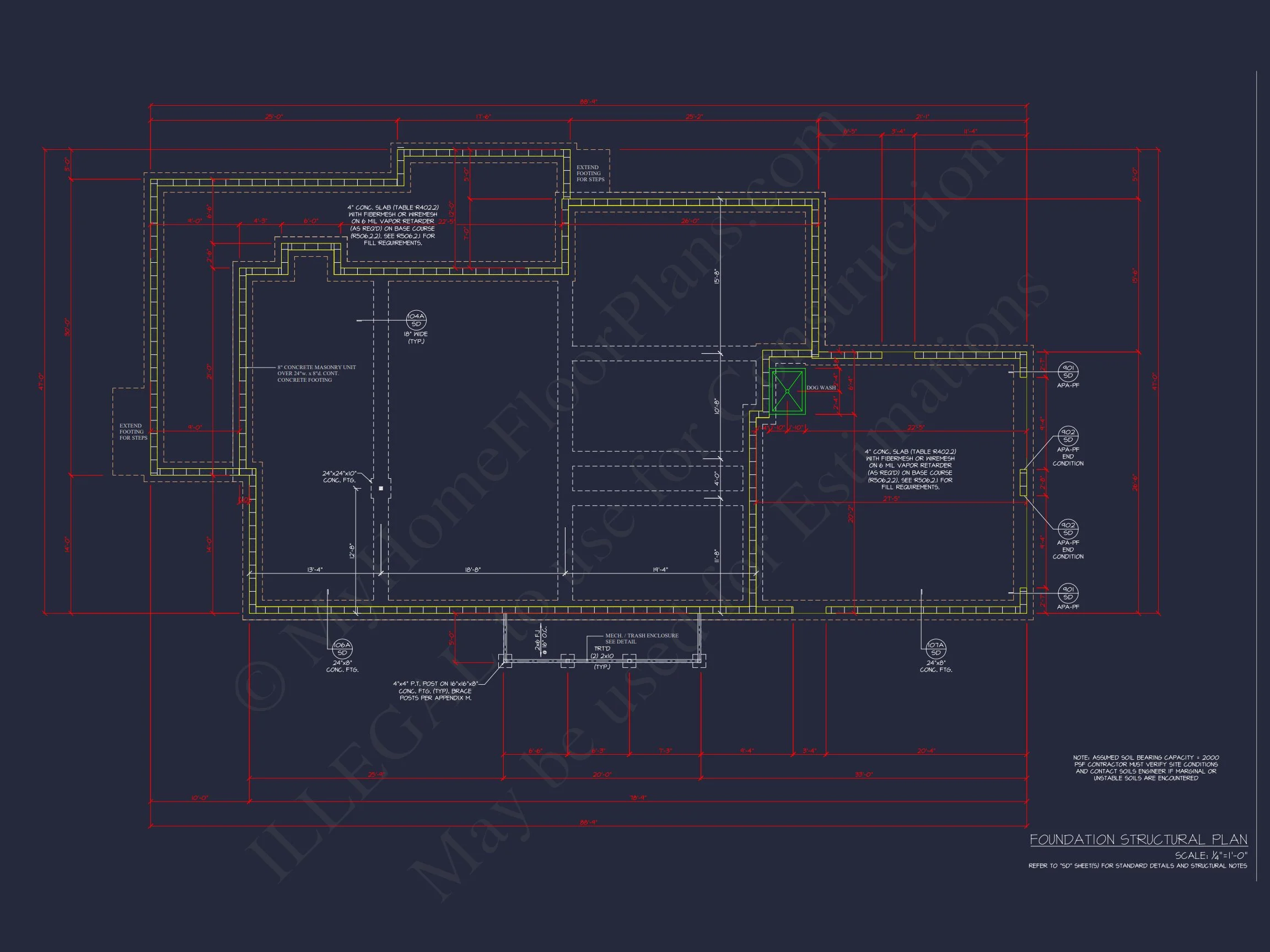 Stunning 2-Story house Plan with Open Floor Plan and CAD Designs