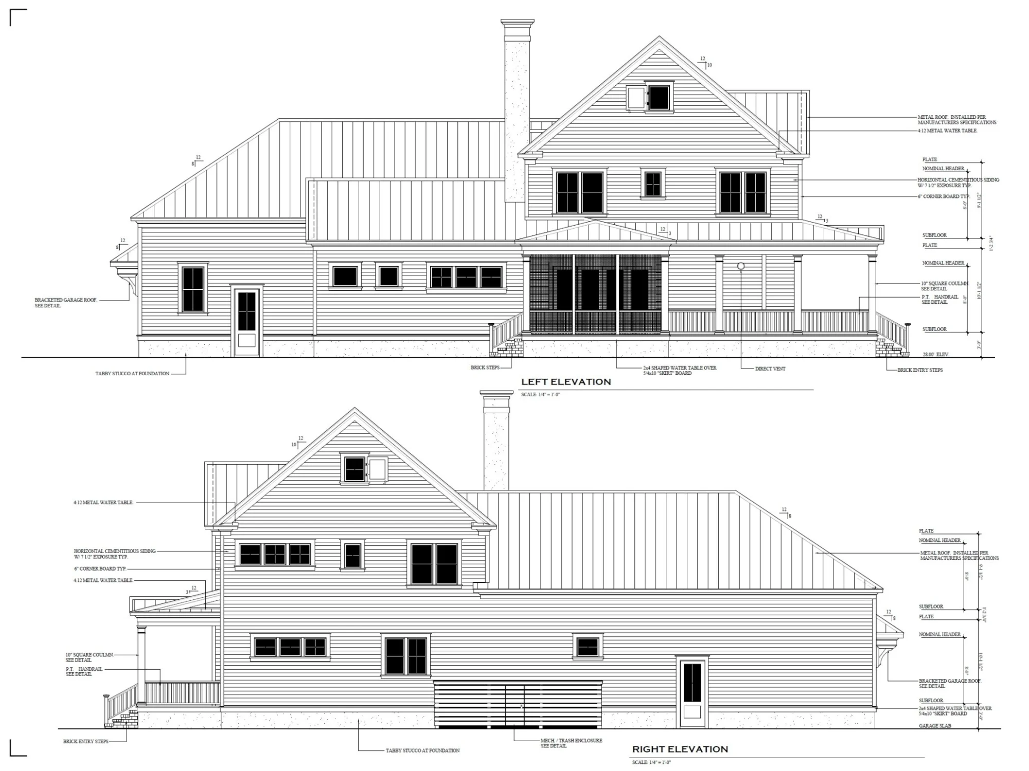 Stunning 2-Story house Plan with Open Floor Plan and CAD Designs