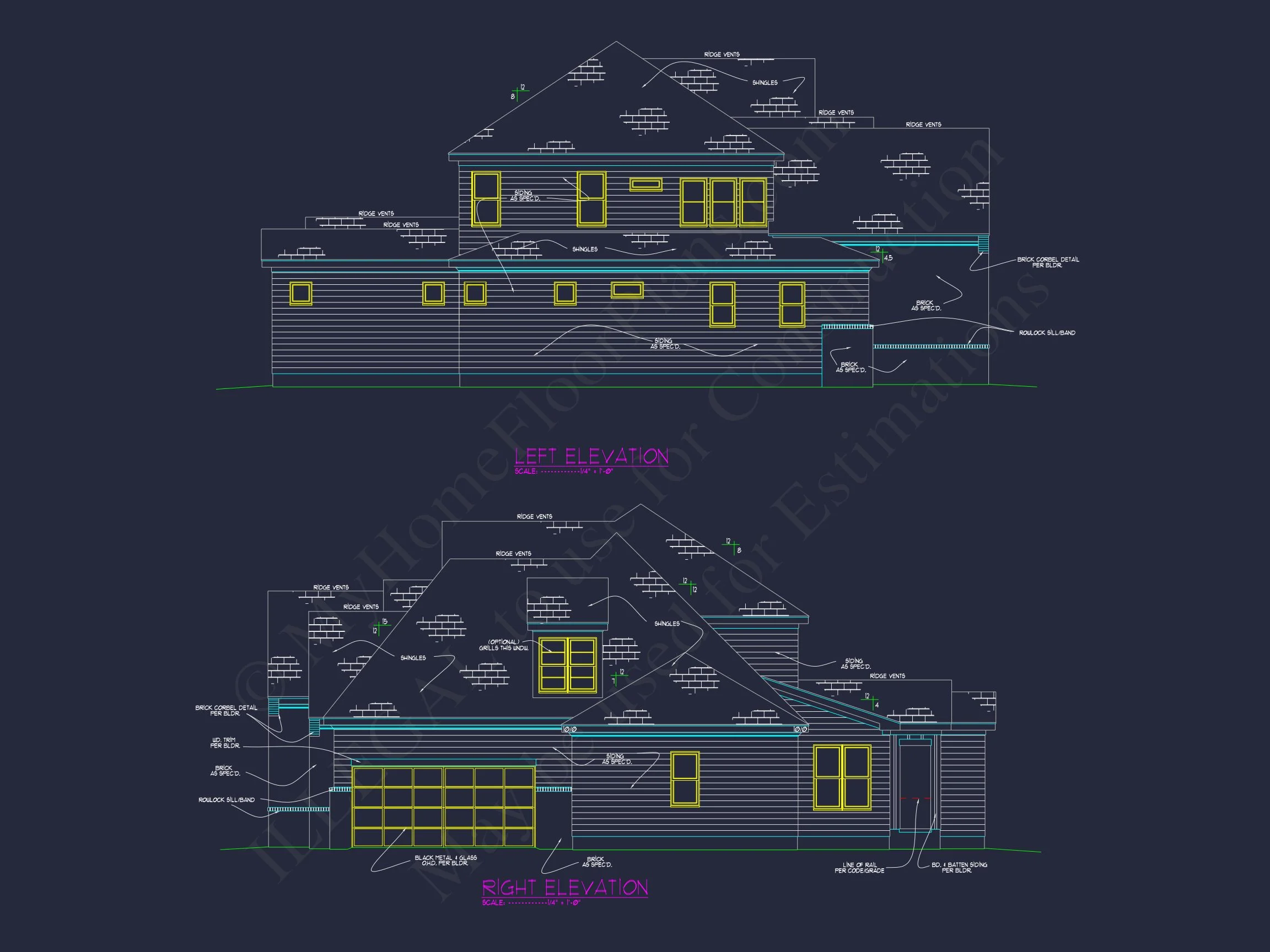 Exquisite house Plan with CAD Blueprint & Floor Designs