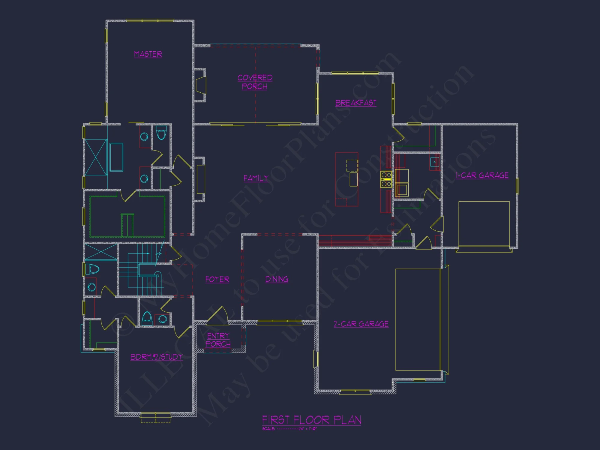 Exquisite house Plan with CAD Blueprint & Floor Designs