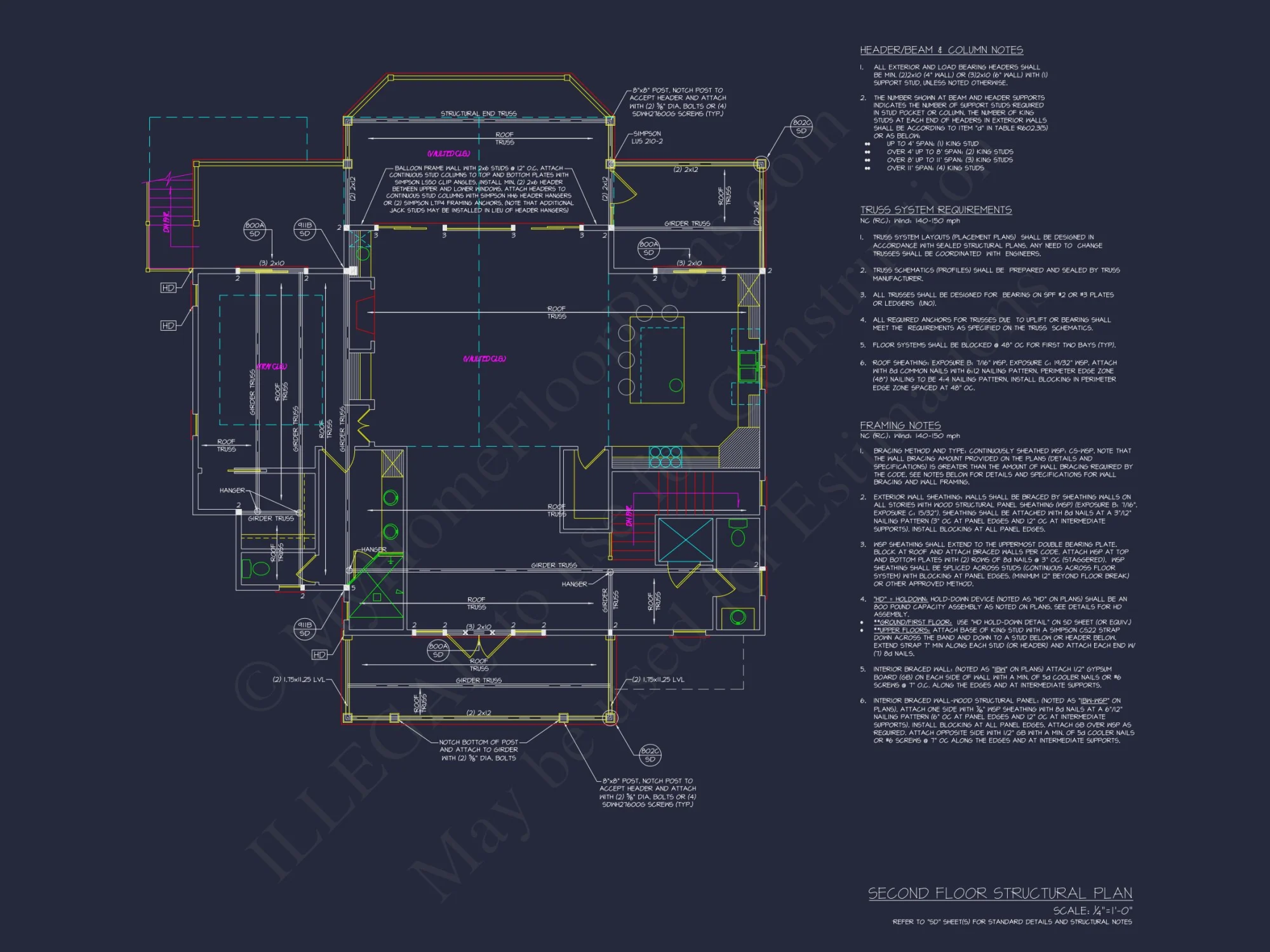 Stunning Coastal house Plan with 5 Bedrooms, 3 Floors, and CAD Designs