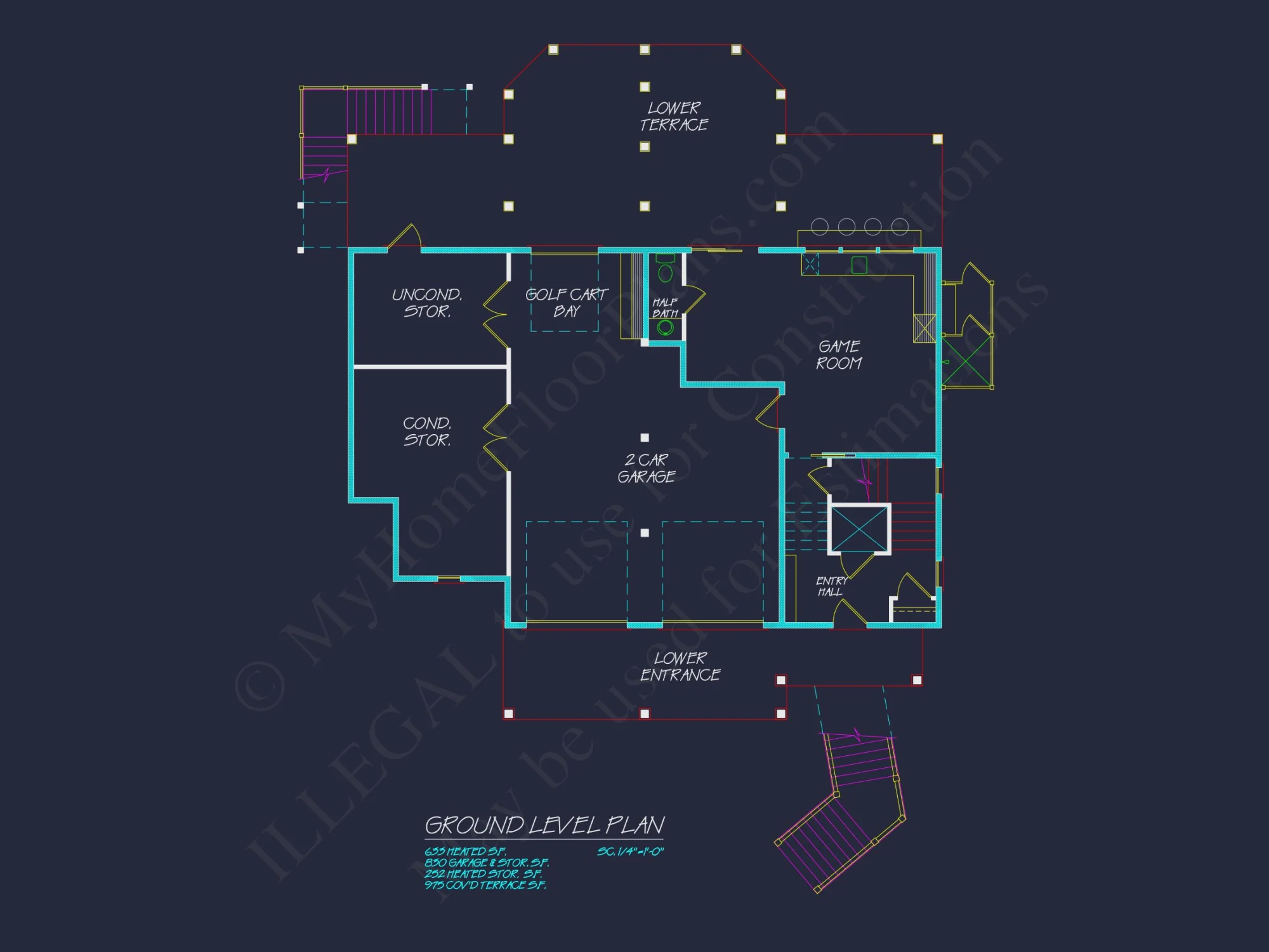 Stunning Coastal house Plan with 5 Bedrooms, 3 Floors, and CAD Designs