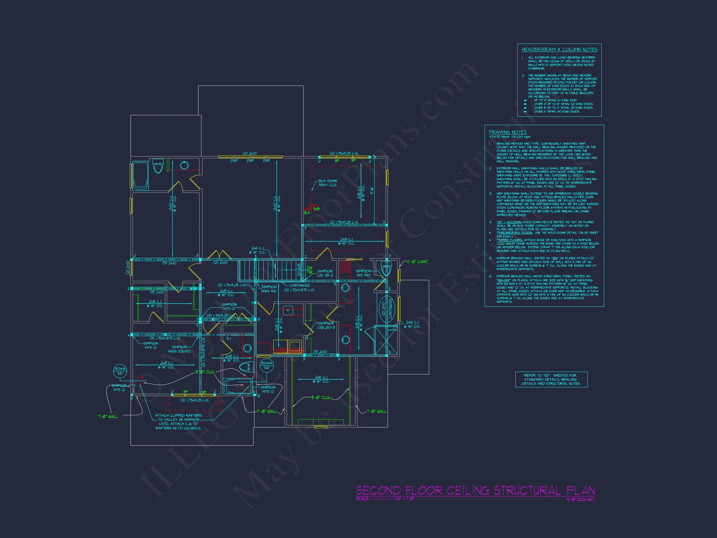 19-2016 HOUSE PLAN - Stunning 5-Bedroom House Plan with Blueprint, CAD, and Designs 12 Stunning 5-Bedroom house Plan with Blueprint, CAD, and Designs
