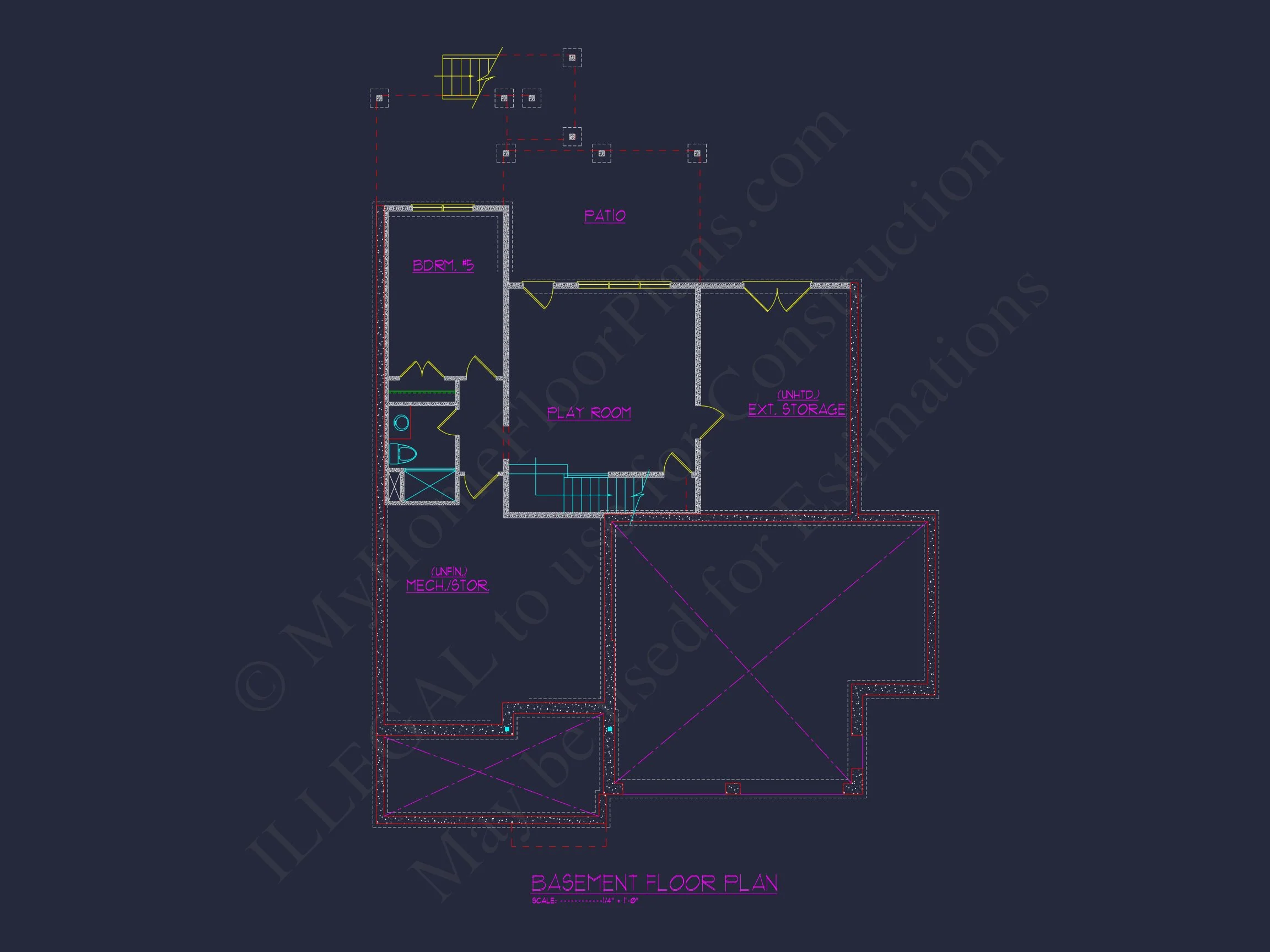 19-2016 HOUSE PLAN - Stunning 5-Bedroom House Plan with Blueprint, CAD, and Designs 5 Stunning 5-Bedroom house Plan with Blueprint, CAD, and Designs