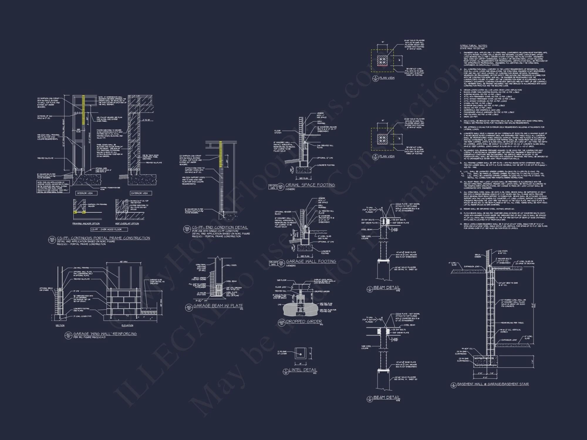 Luxury house Plan with 5298 Sq. Ft. CAD Blueprint & Designs