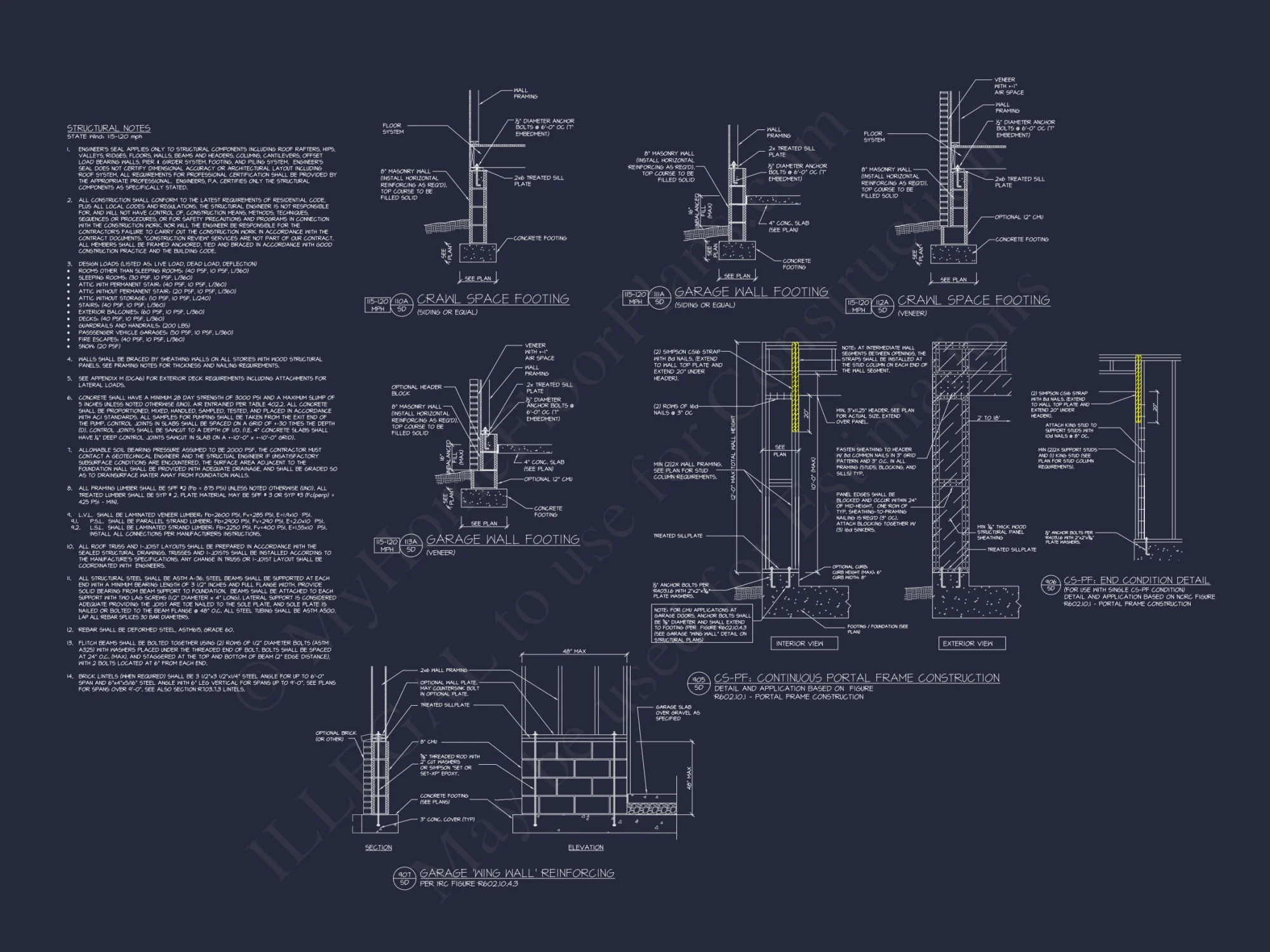 Modern house Floor Plan with 5 Bedrooms, CAD Blueprint Designs