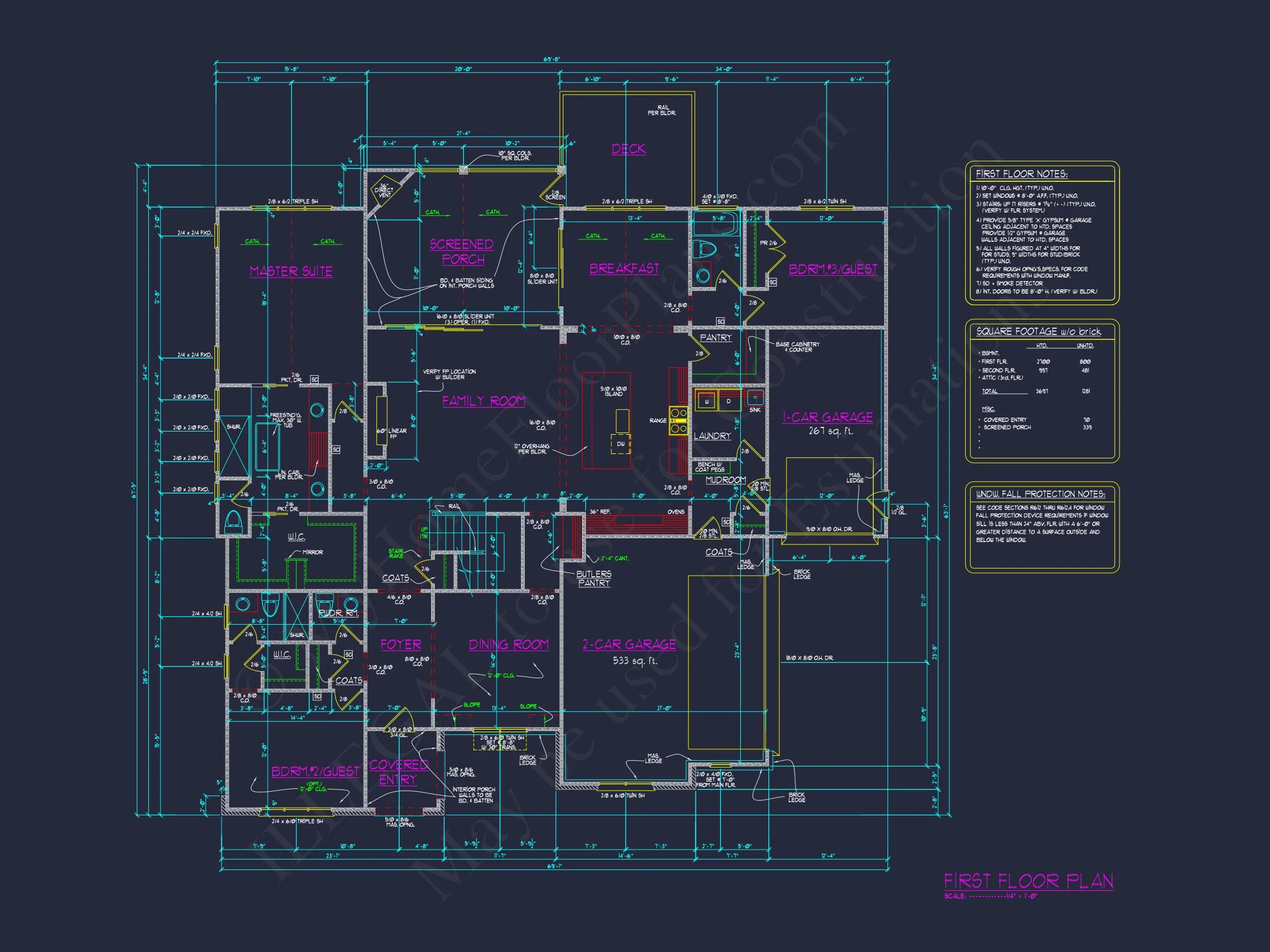 19-1996 HOUSE PLAN - Modern House Floor Plan with 5 Bedrooms, CAD Blueprint Designs 6 Modern house Floor Plan with 5 Bedrooms, CAD Blueprint Designs