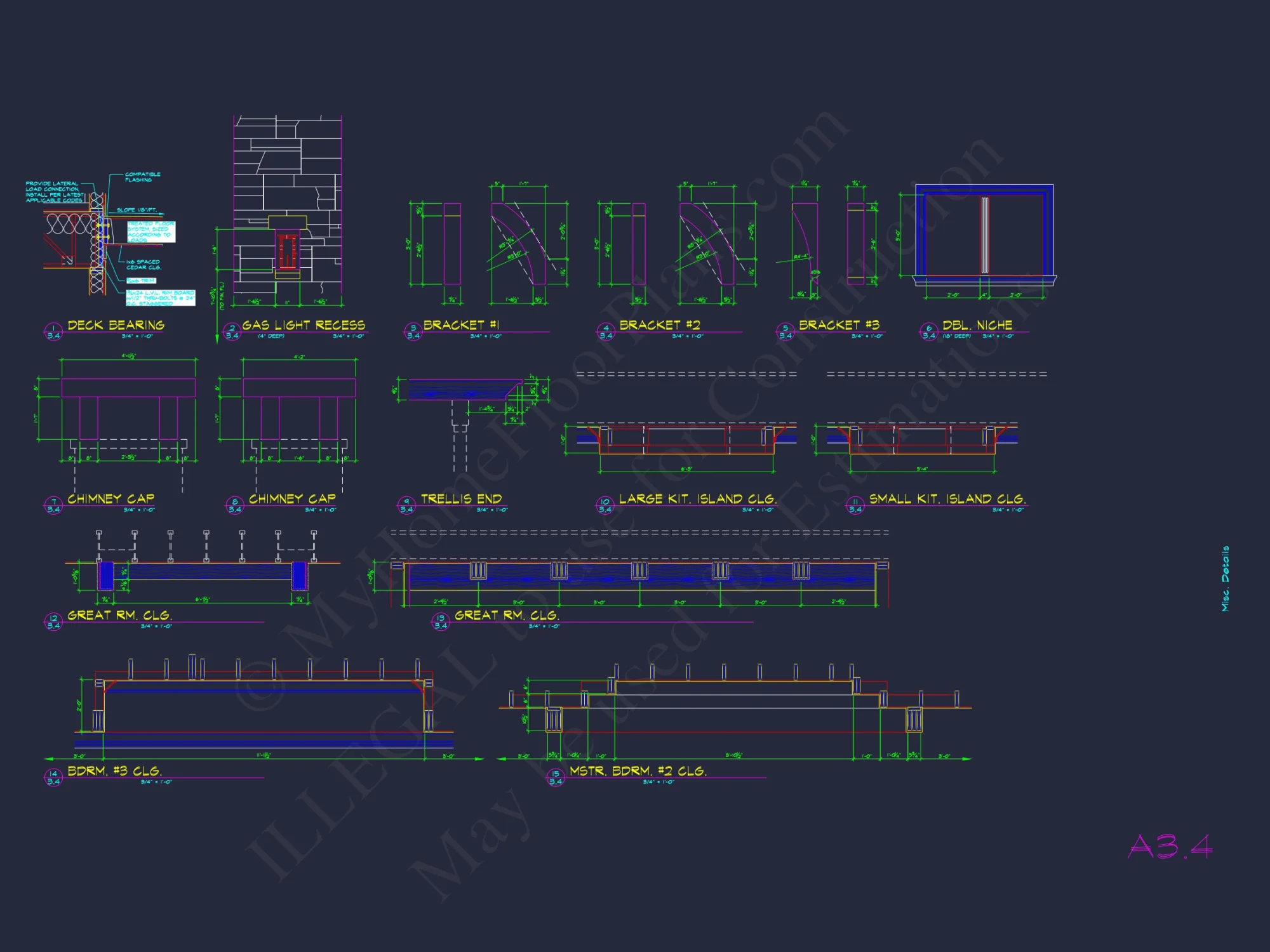 Luxurious house Design Blueprint with CAD Architecture Plans