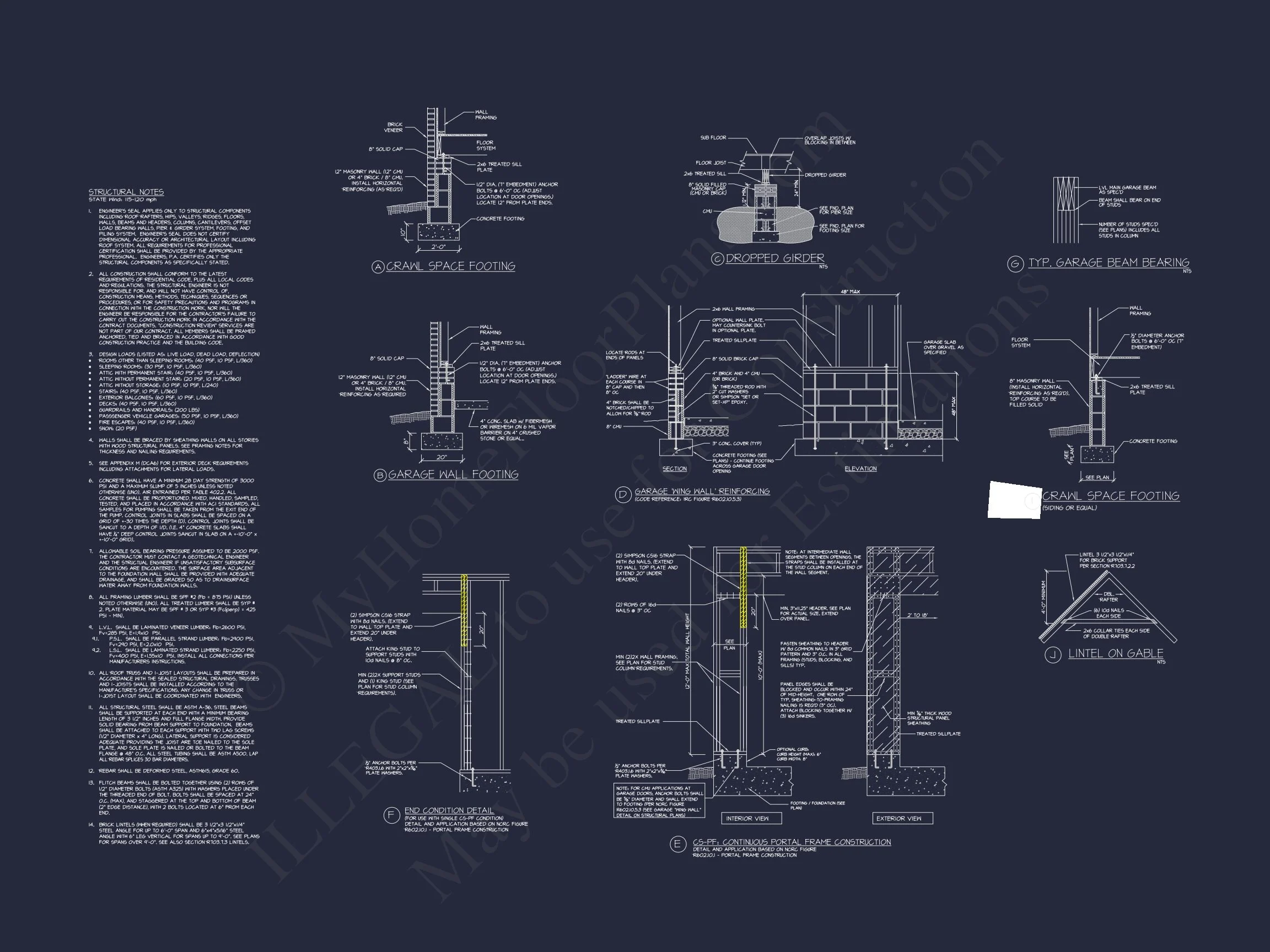 19-1766 HOUSE PLAN - Elegant Tudor-Style House Plan – 5 Bed, 5+ Bath, 4,183 Sq. Ft. 46 Elegant Tudor-Style house Plan with Detailed CAD Blueprints