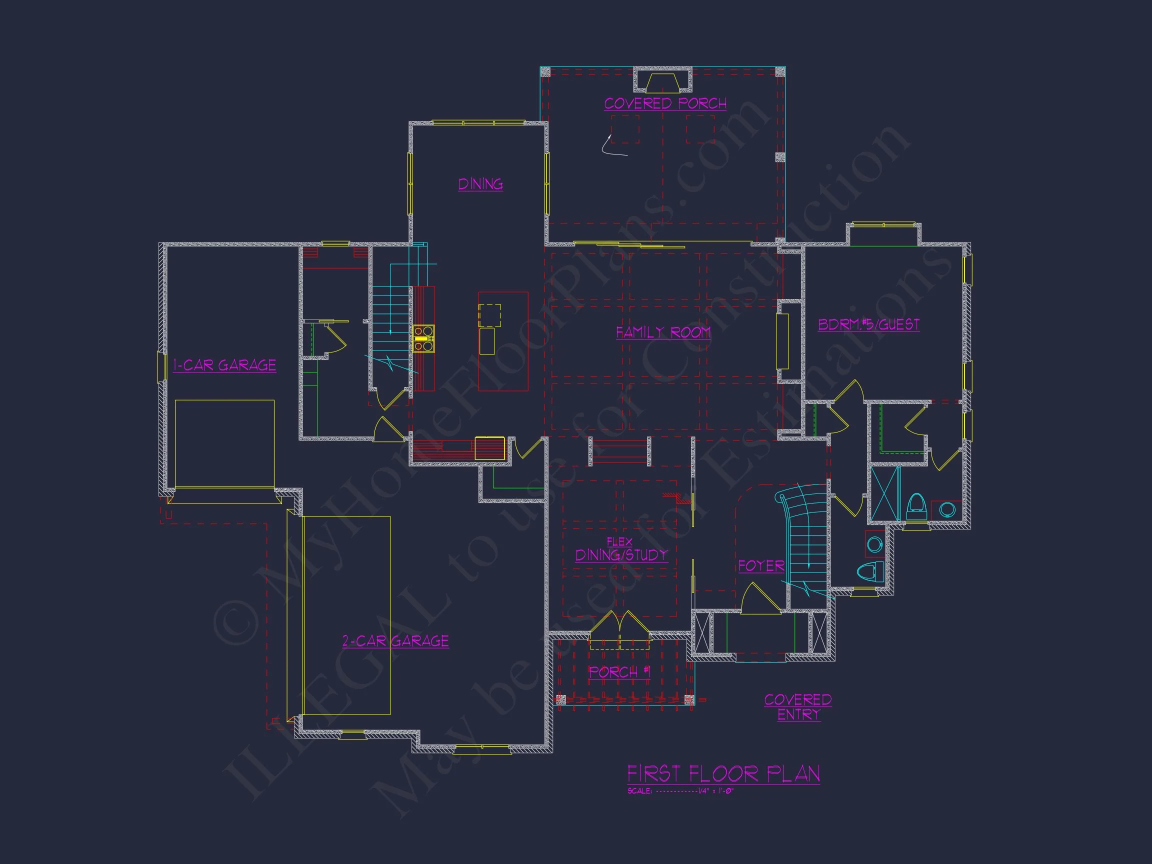 19-1766 HOUSE PLAN - Elegant Tudor-Style House Plan – 5 Bed, 5+ Bath, 4,183 Sq. Ft. 36 Elegant Tudor-Style house Plan with Detailed CAD Blueprints