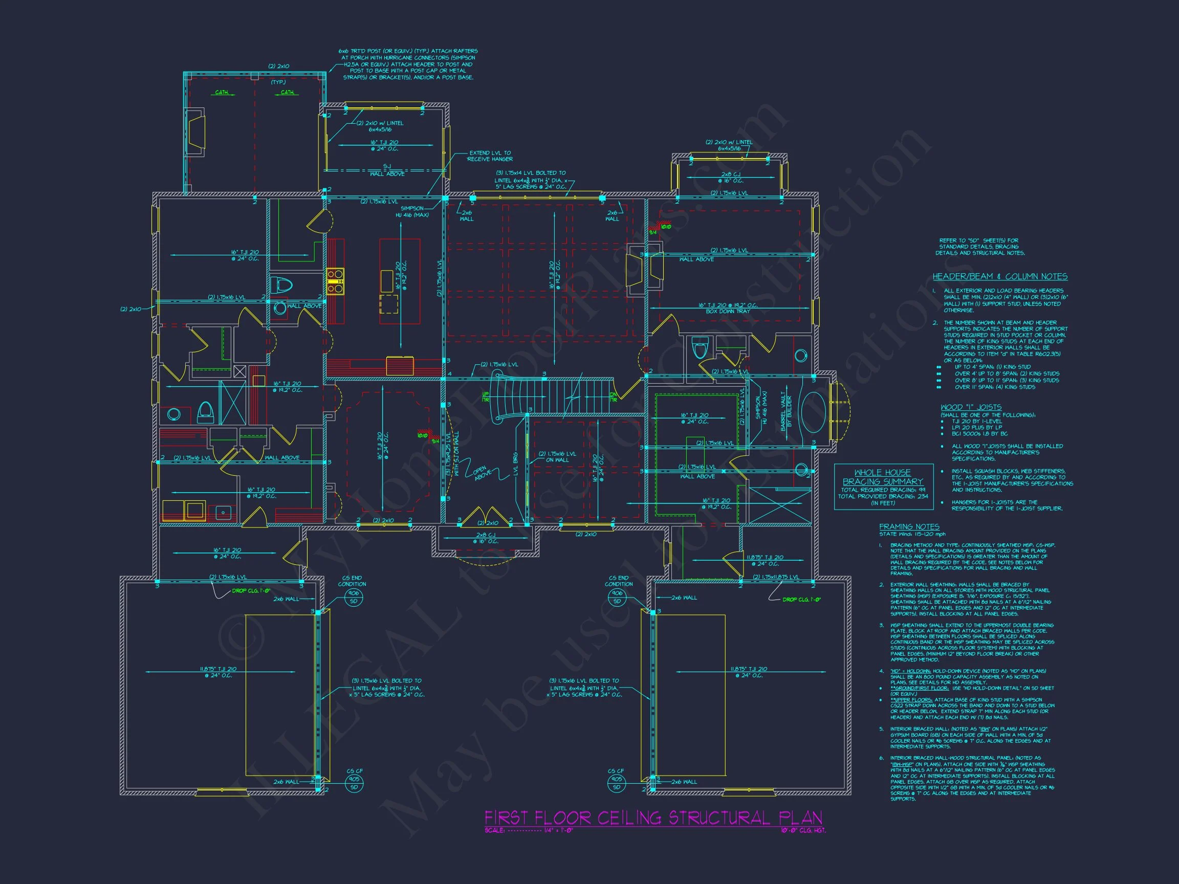 19-1737 HOUSE PLAN - Beautiful CAD House Plan | Spacious Floor Plan, Design Blueprint 22 Beautiful CAD house Plan