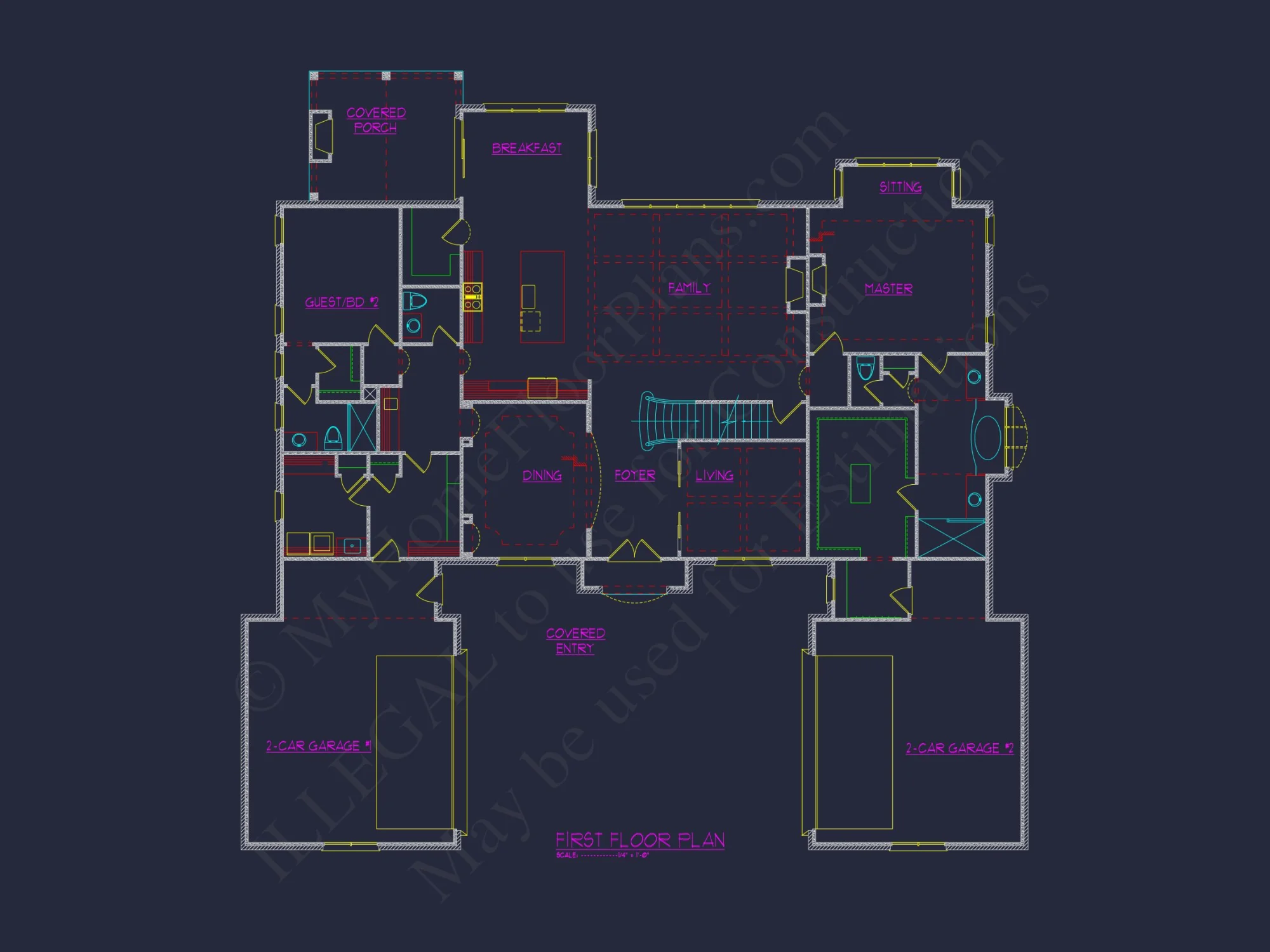 Spacious Floor Plan, Design Blueprint
