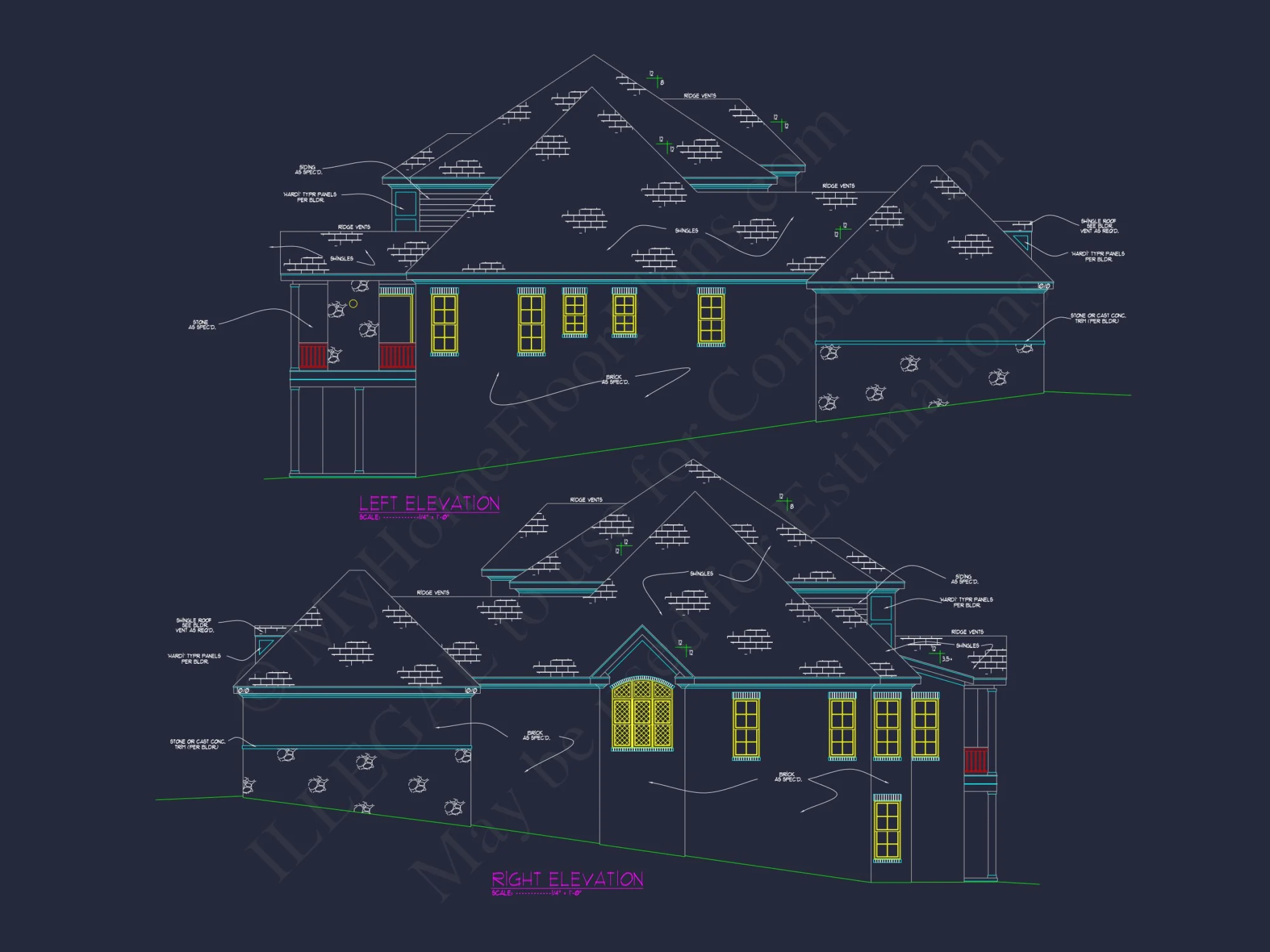 Beautiful CAD house Plan