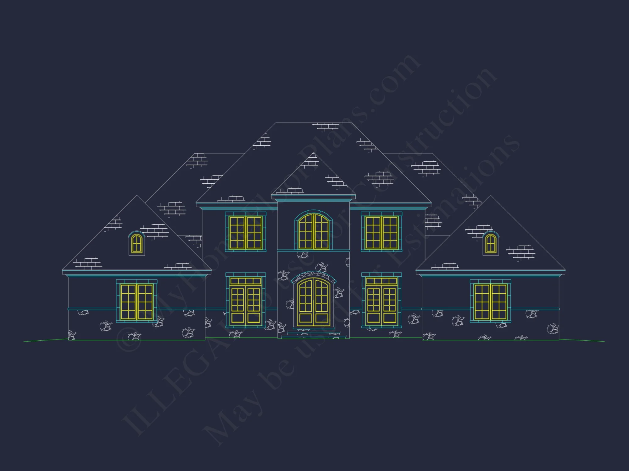 Beautiful CAD house Plan