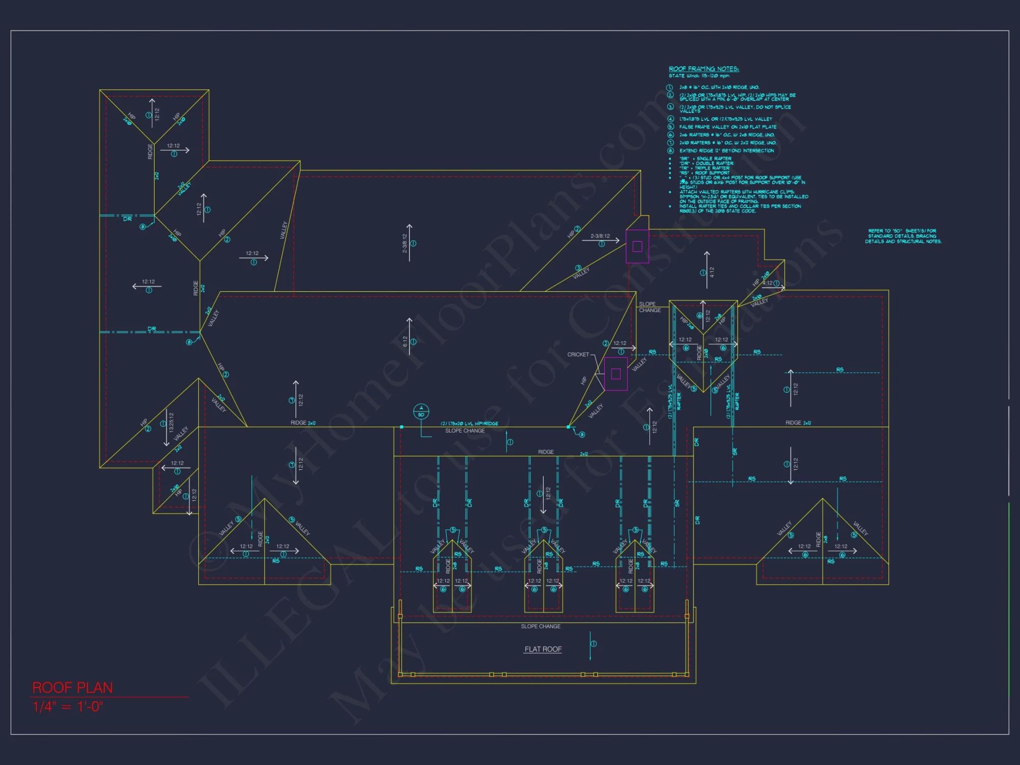 Colonial Revival house Plan: Architectural Floor Designs