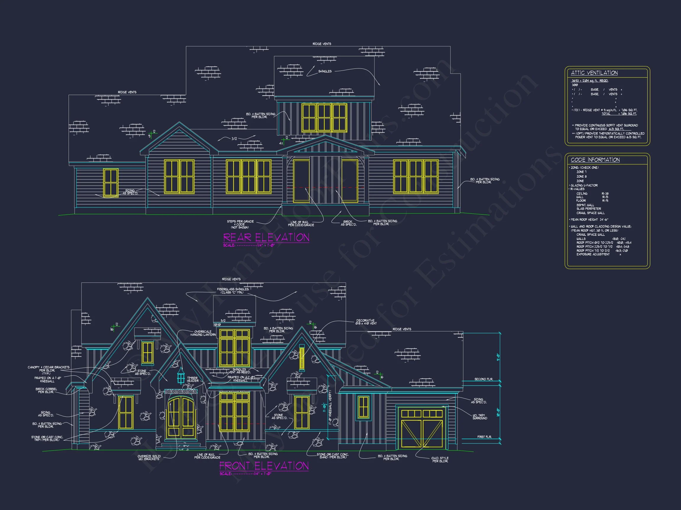 19-1654 HOUSE PLAN - Beautiful Craftsman House Plan with Detailed Floor Blueprint 41 Beautiful Craftsman house Plan with Detailed Floor Blueprint
