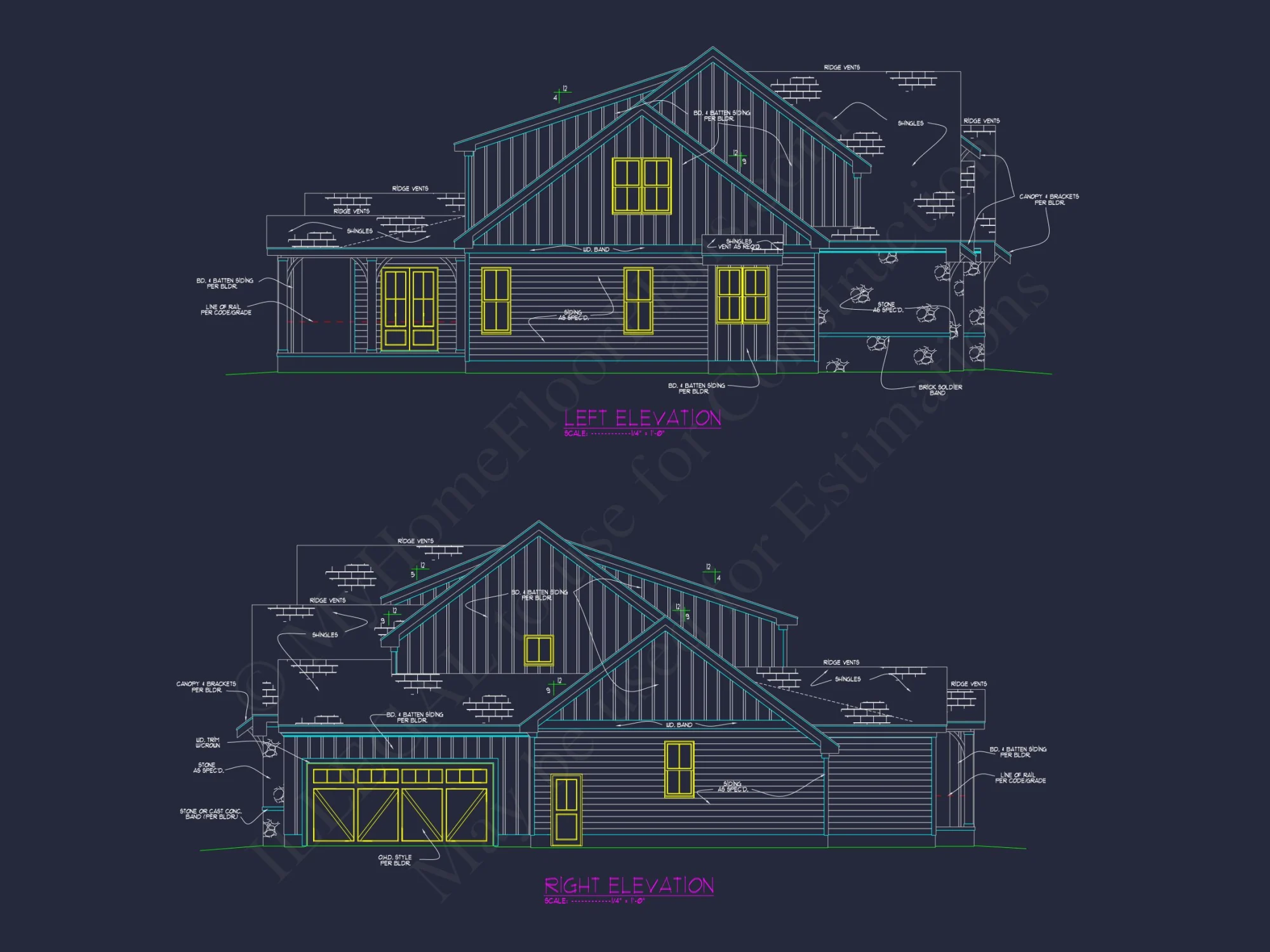 Beautiful Craftsman house Plan with Detailed Floor Blueprint
