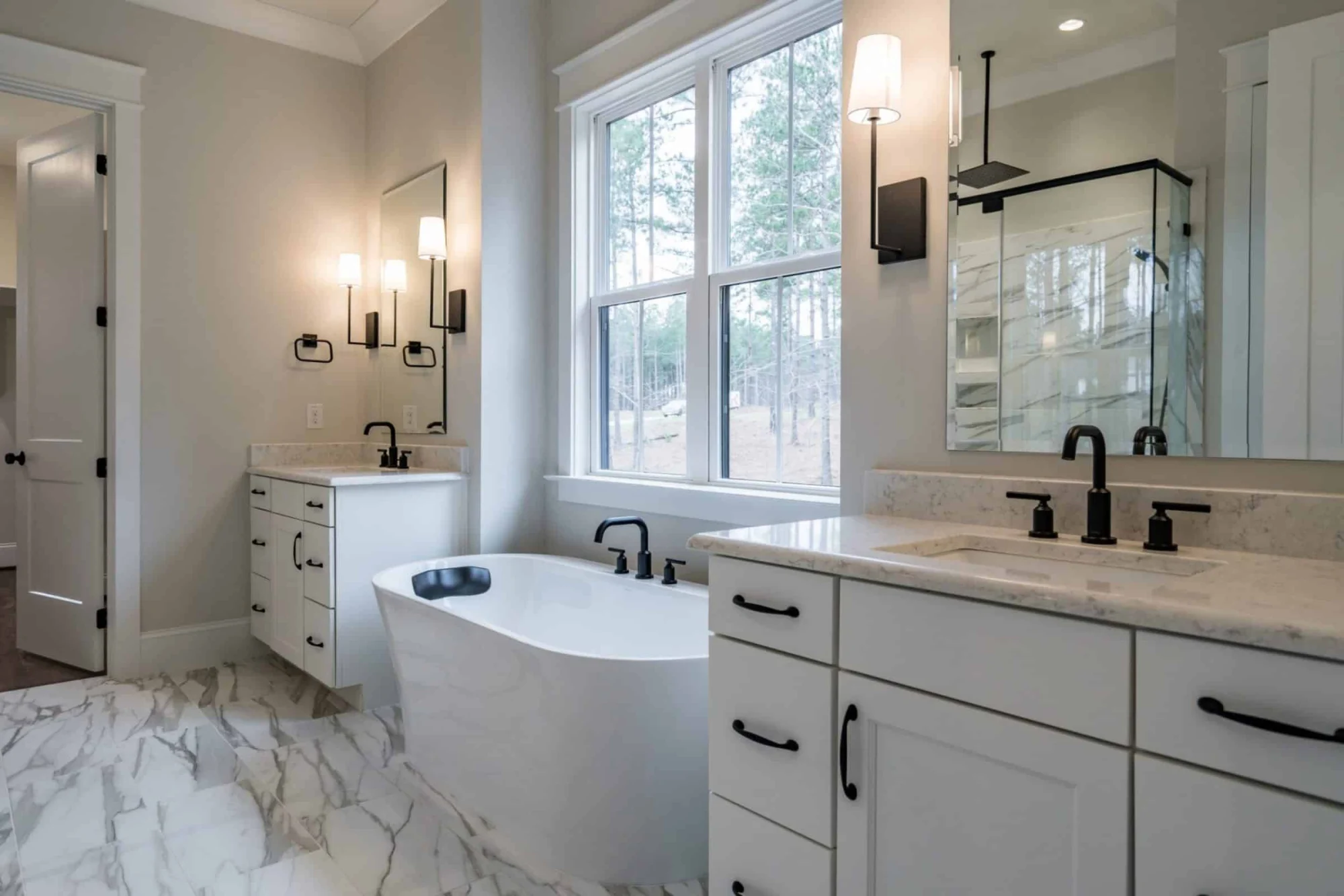 Beautiful Craftsman house Plan with Detailed Floor Blueprint