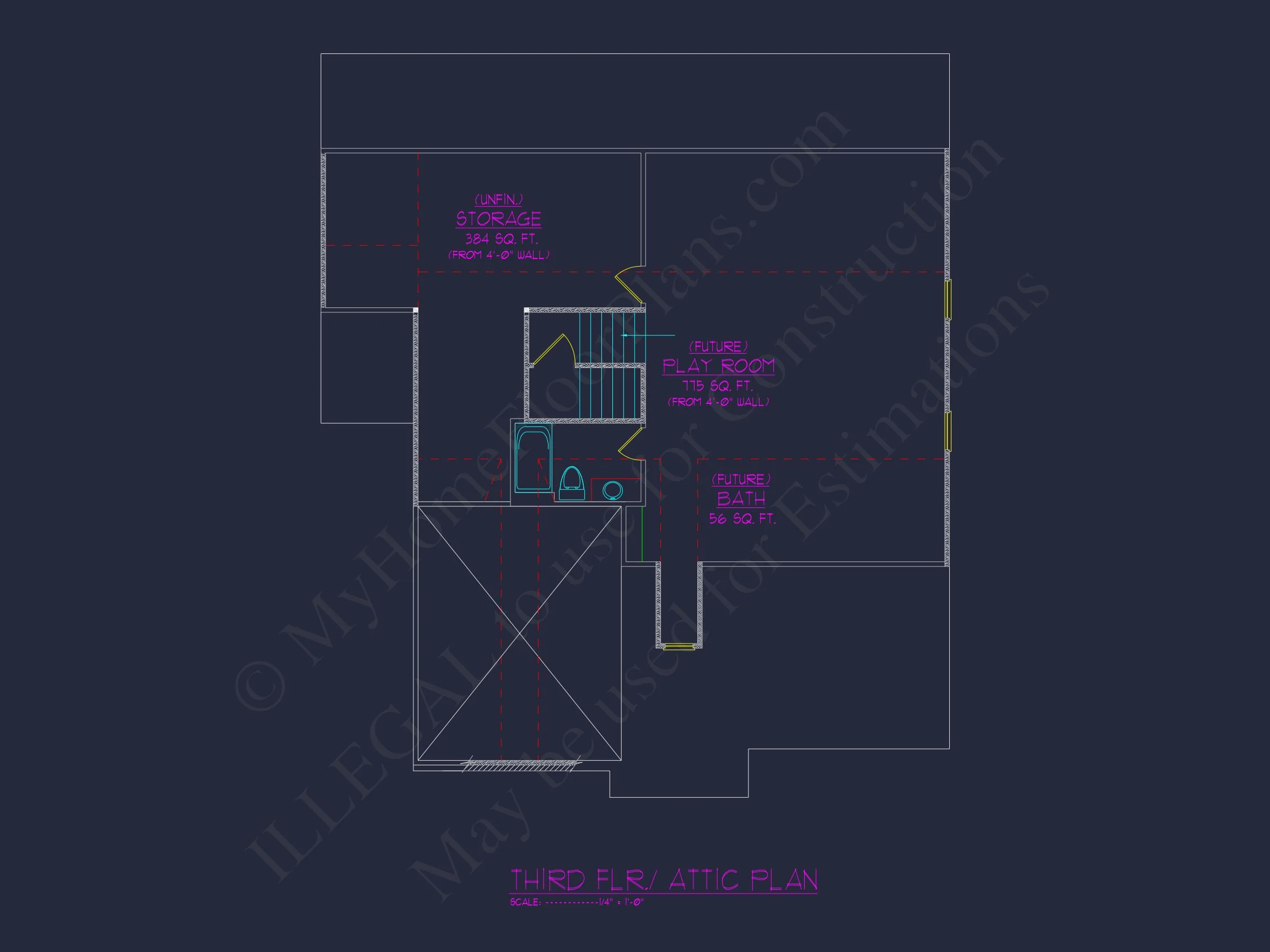 Modern Suburban house Plan with 3 Floors and Spacious Layout