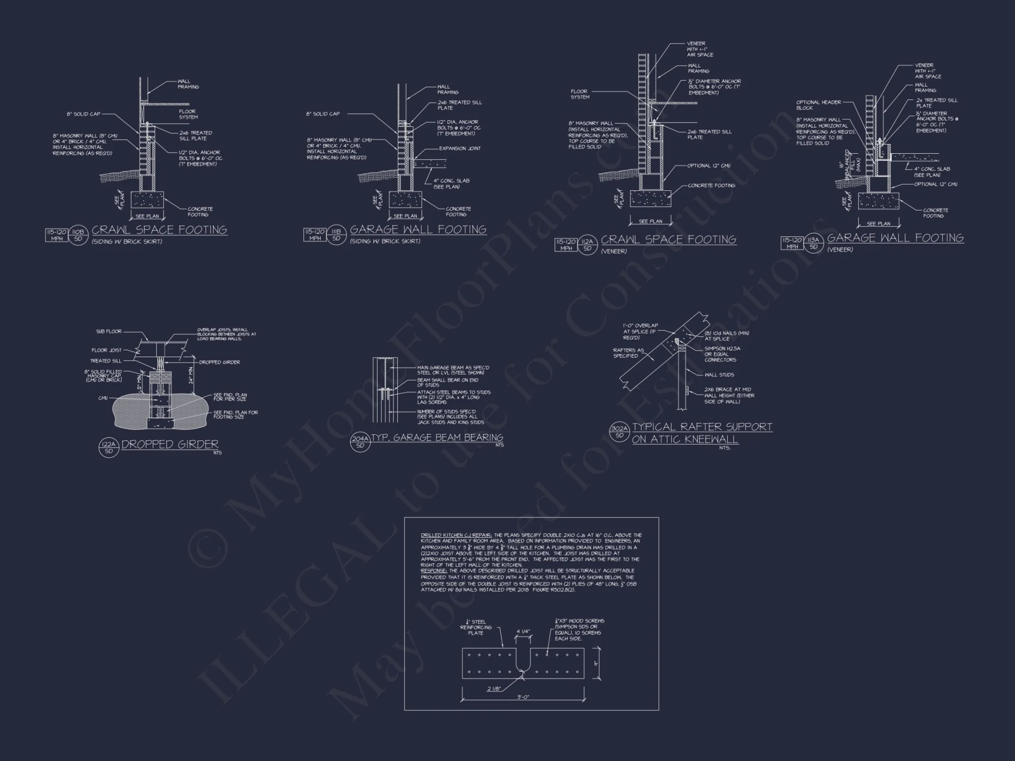 Charming Craftsman house Floor Plan: 5 Beds, 5 Baths, CAD