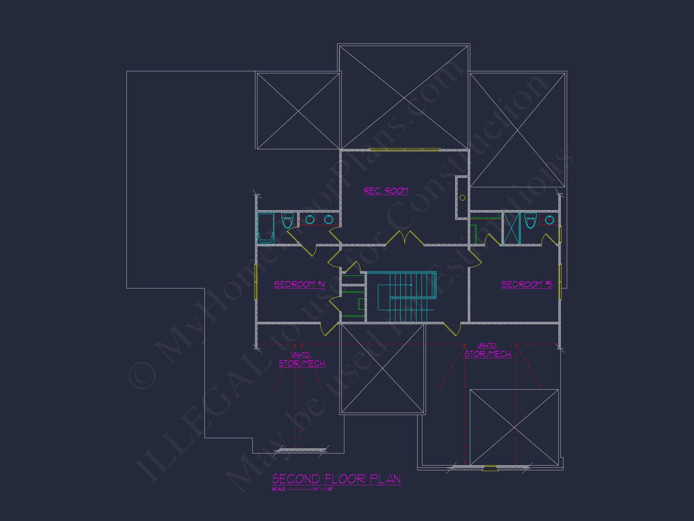 Elegant house Floor Plan Designs with Blueprint & CAD Details