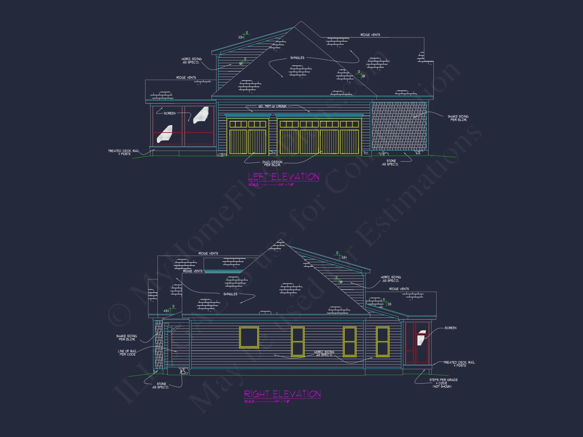 Stunning house Plan with Blueprint Designs for Builders