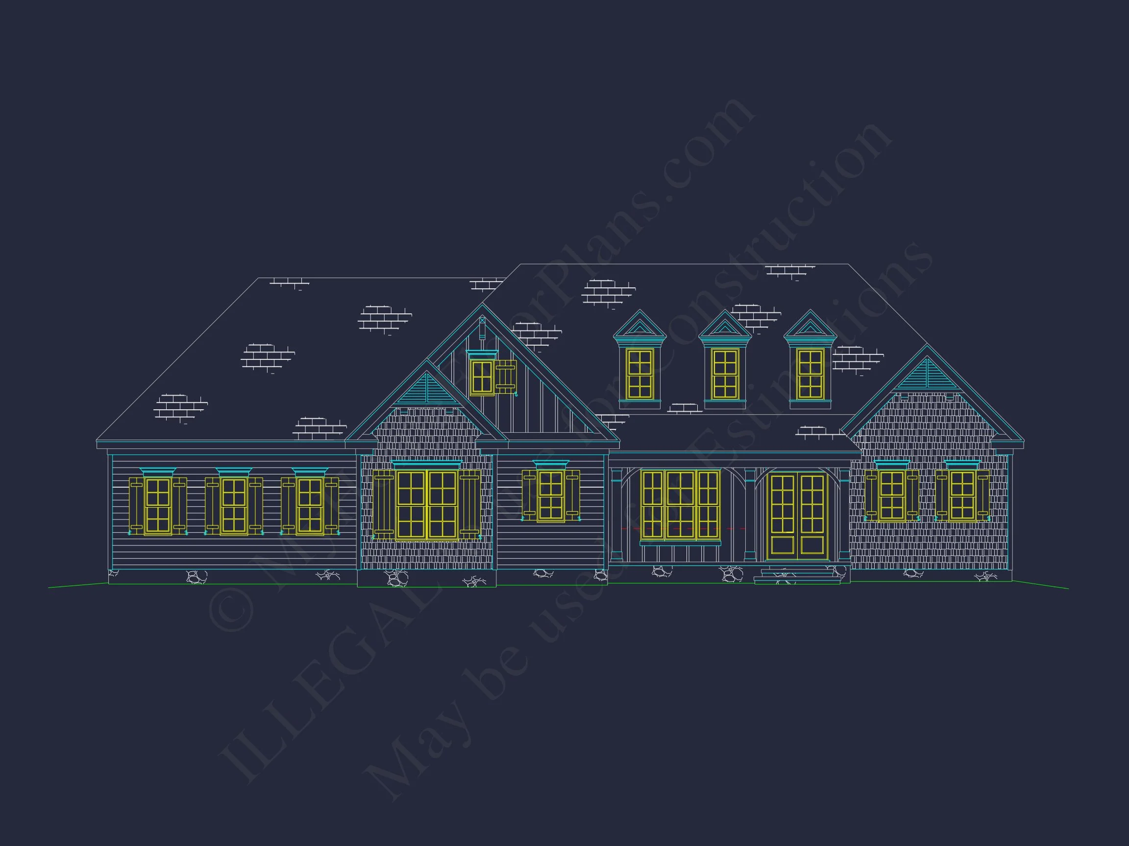 Stunning house Plan with Blueprint Designs for Builders