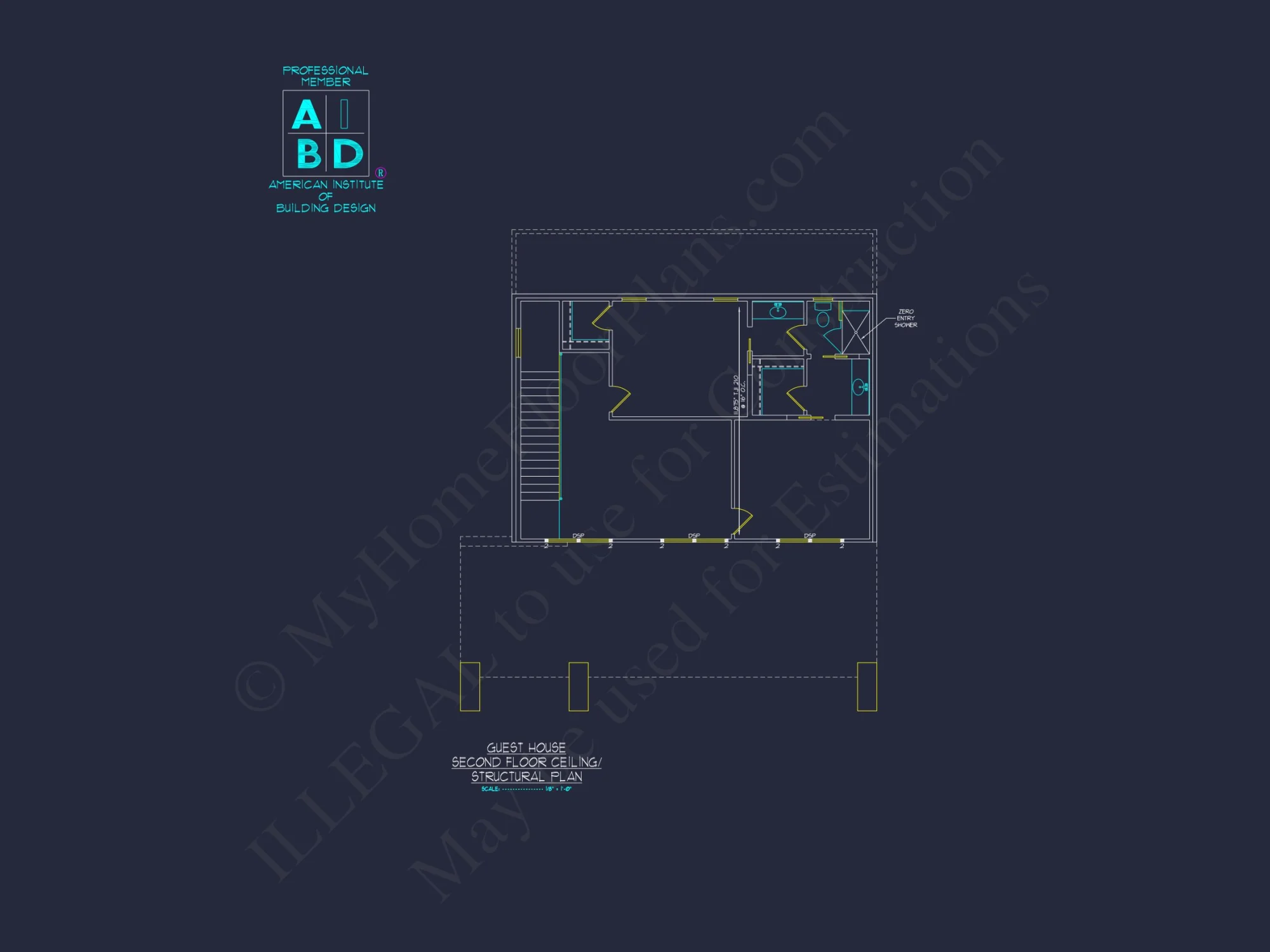 Modern house Floor Plan with Luxury Features and CAD Designs