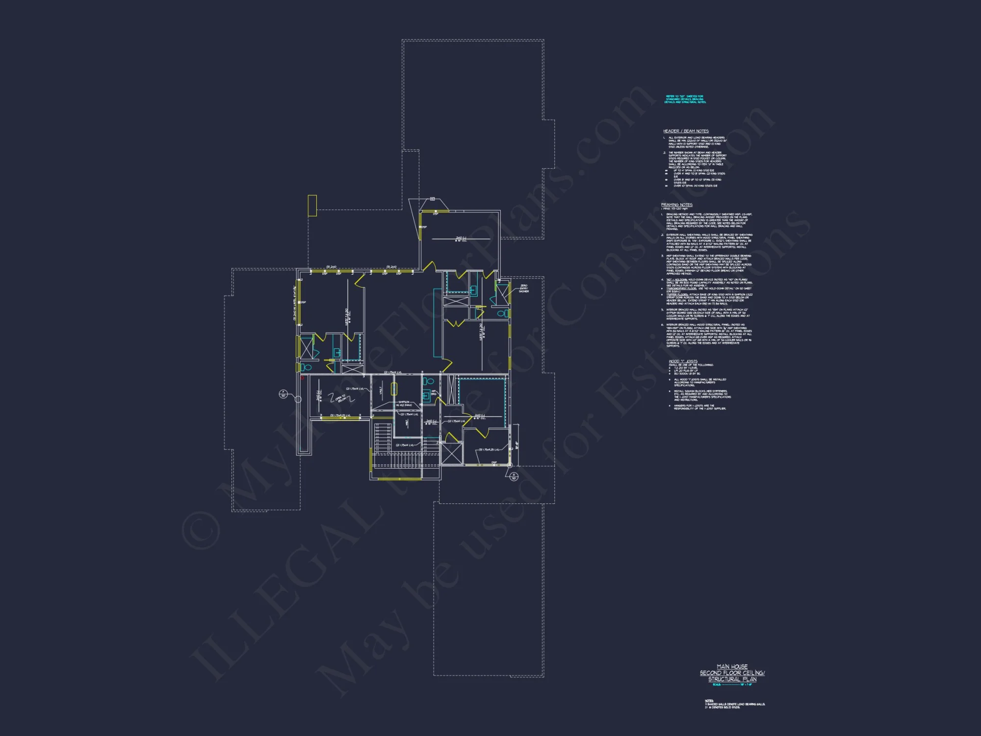 Modern house Floor Plan with Luxury Features and CAD Designs