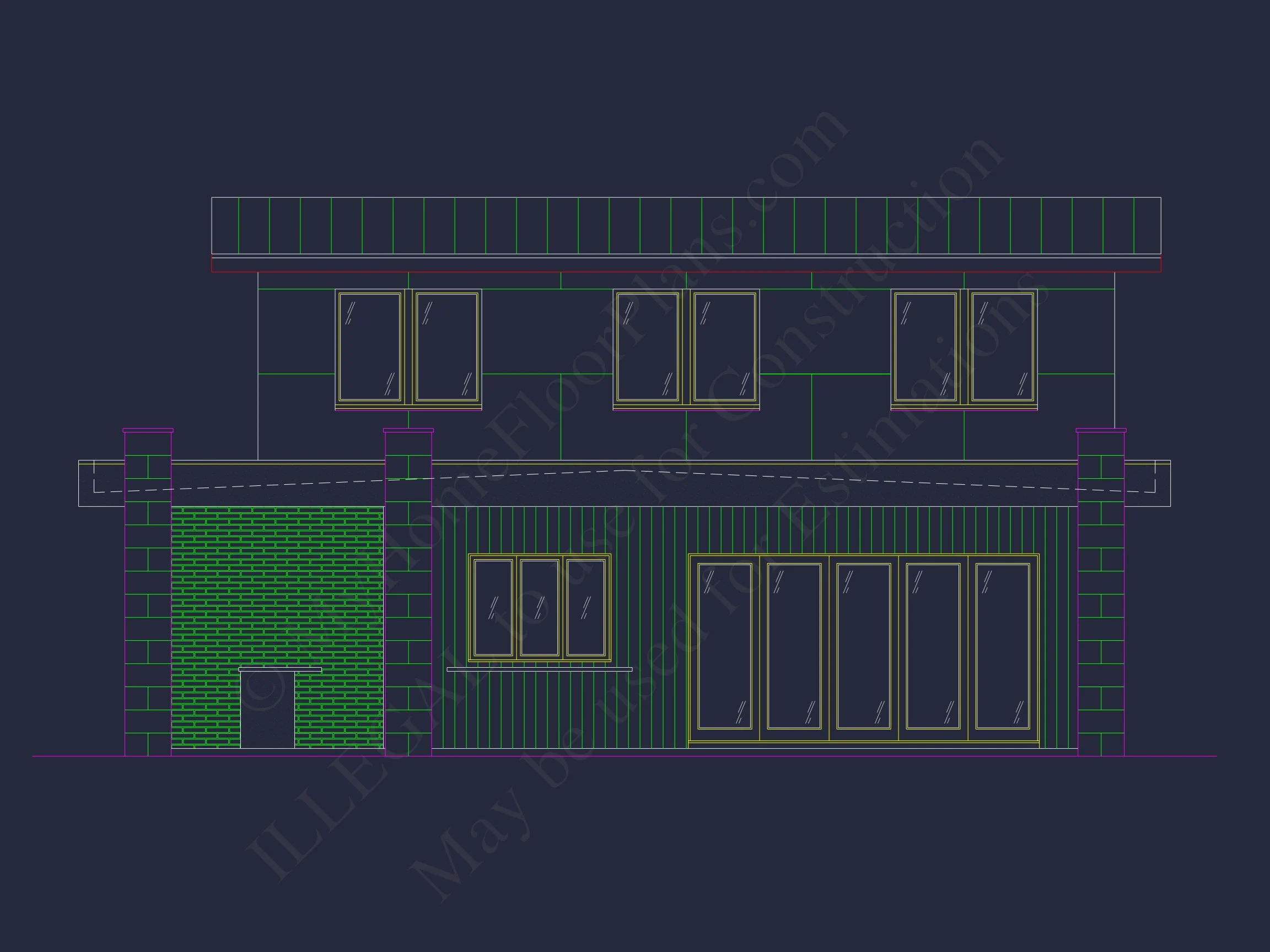 Modern house Floor Plan with Luxury Features and CAD Designs