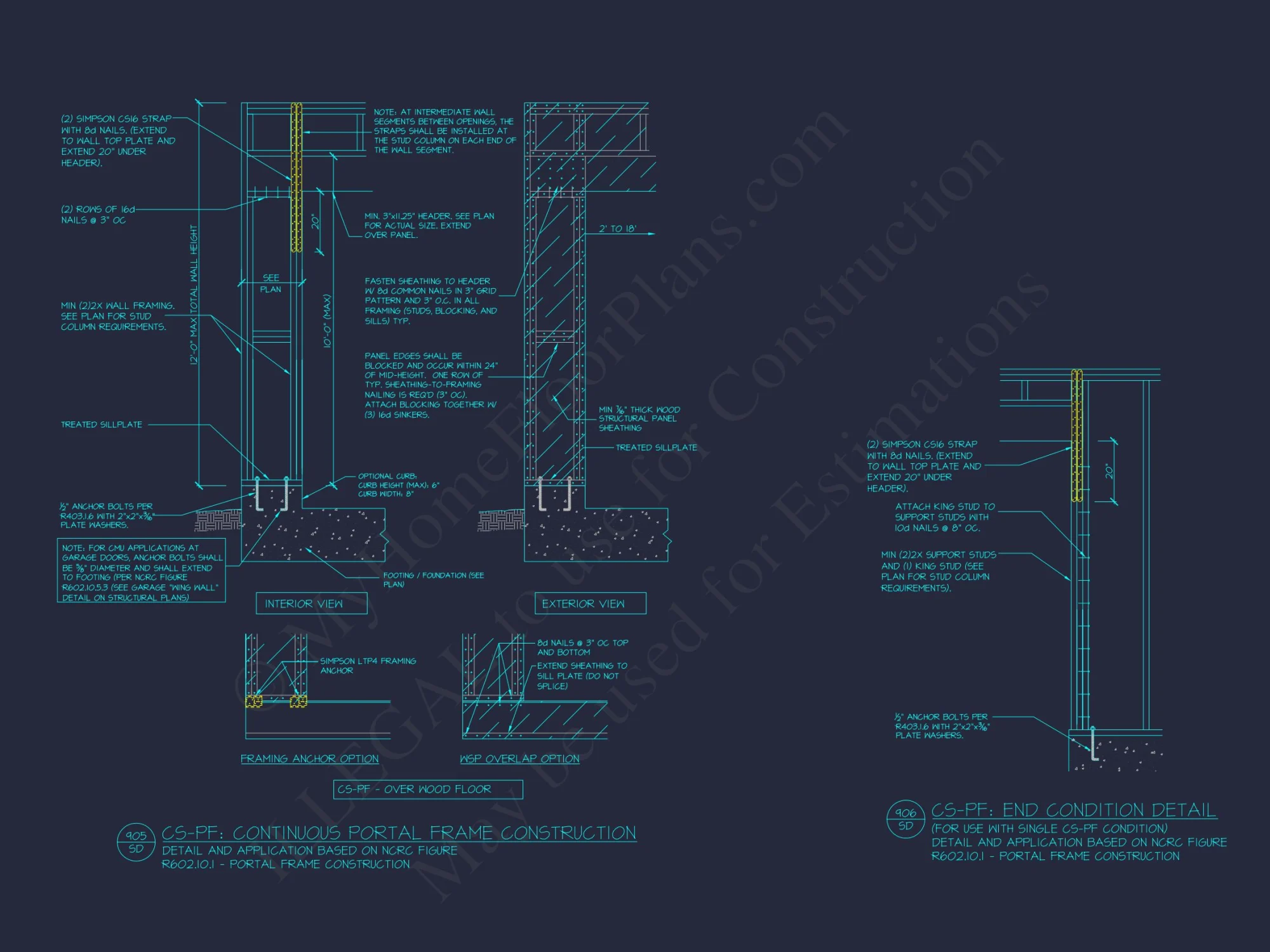 Elegant house Plan with Detailed Blueprint & Modern Architecture