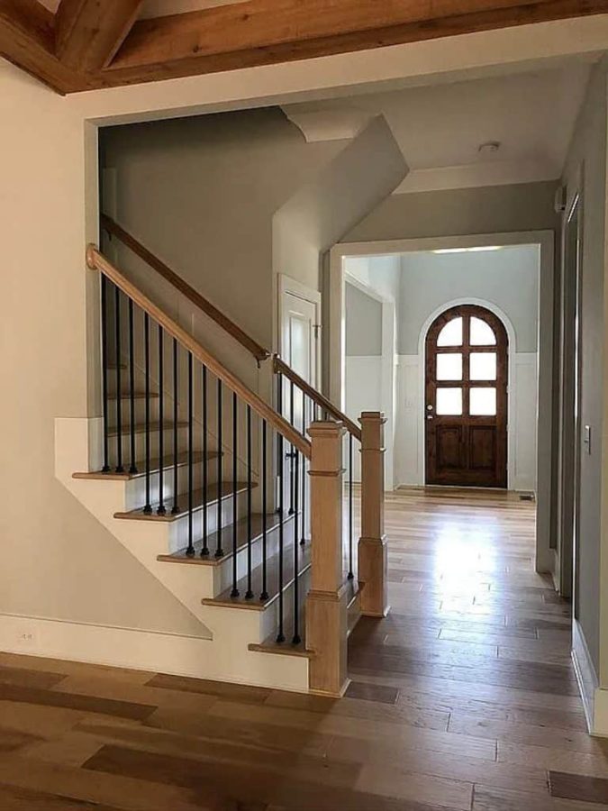 Elegant house Plan with Detailed Blueprint & Modern Architecture