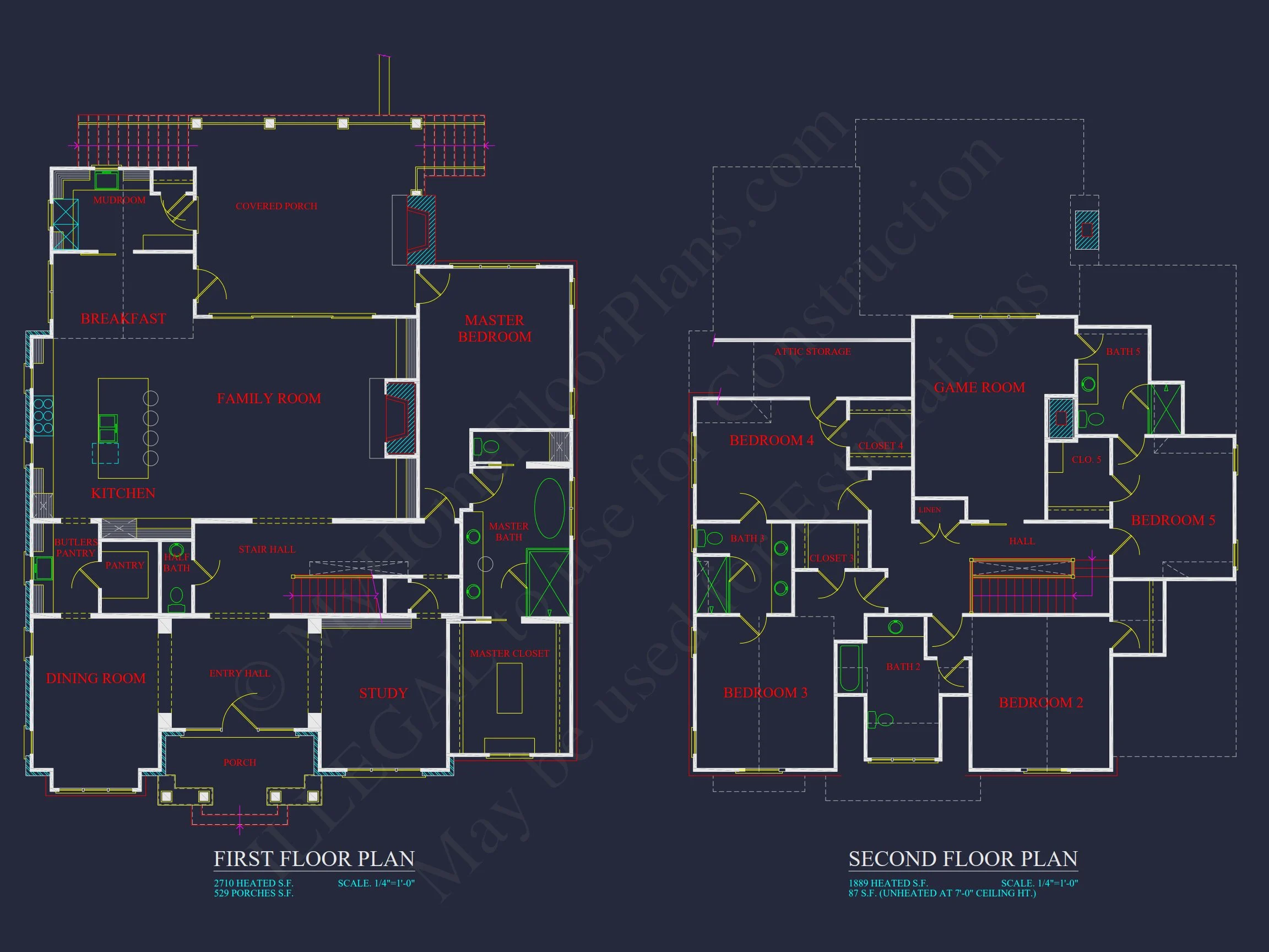 Timeless house Plan: Blueprint, CAD Floor Designs