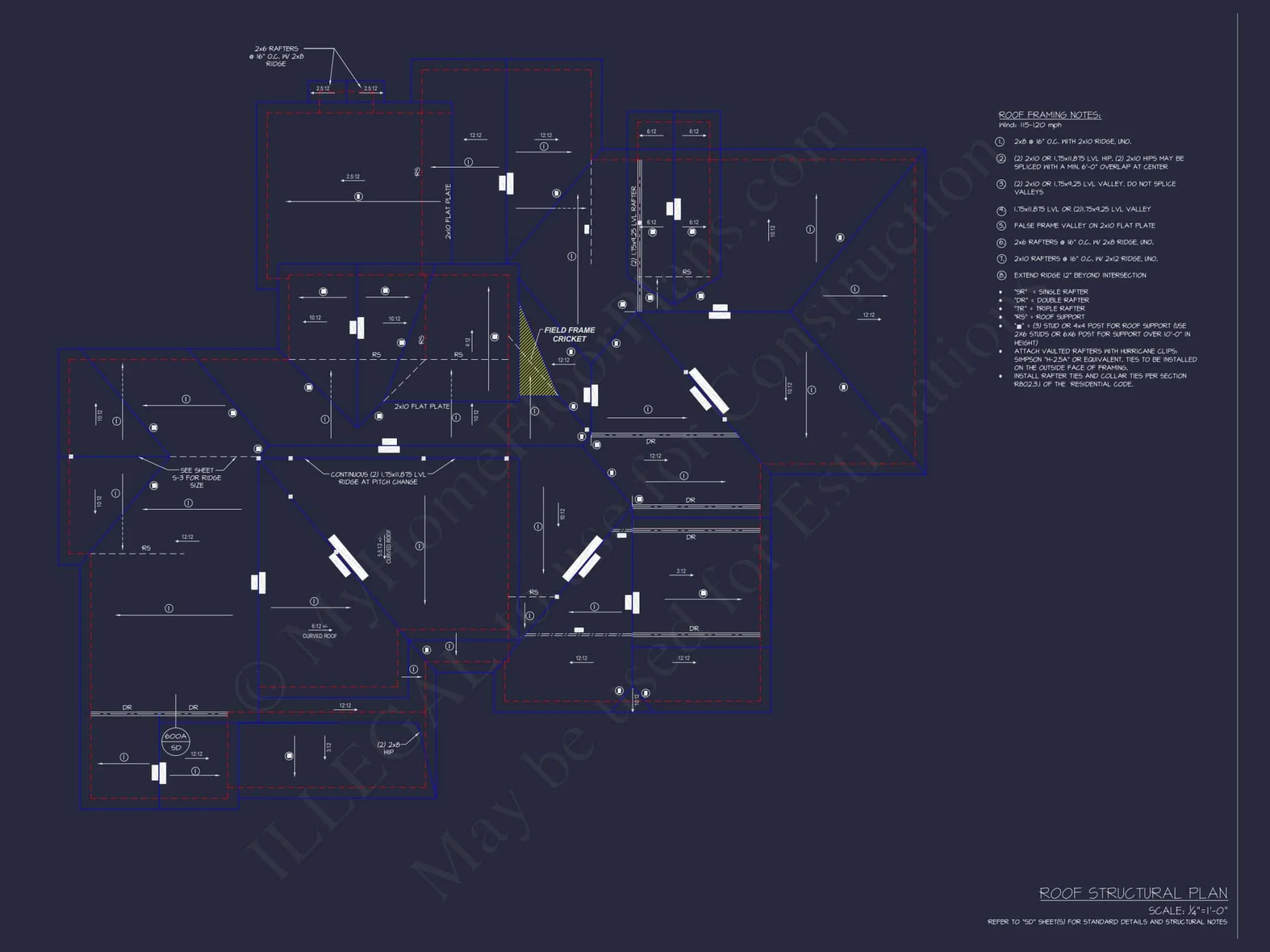Modern house Floor Plan with CAD Architecture Designs