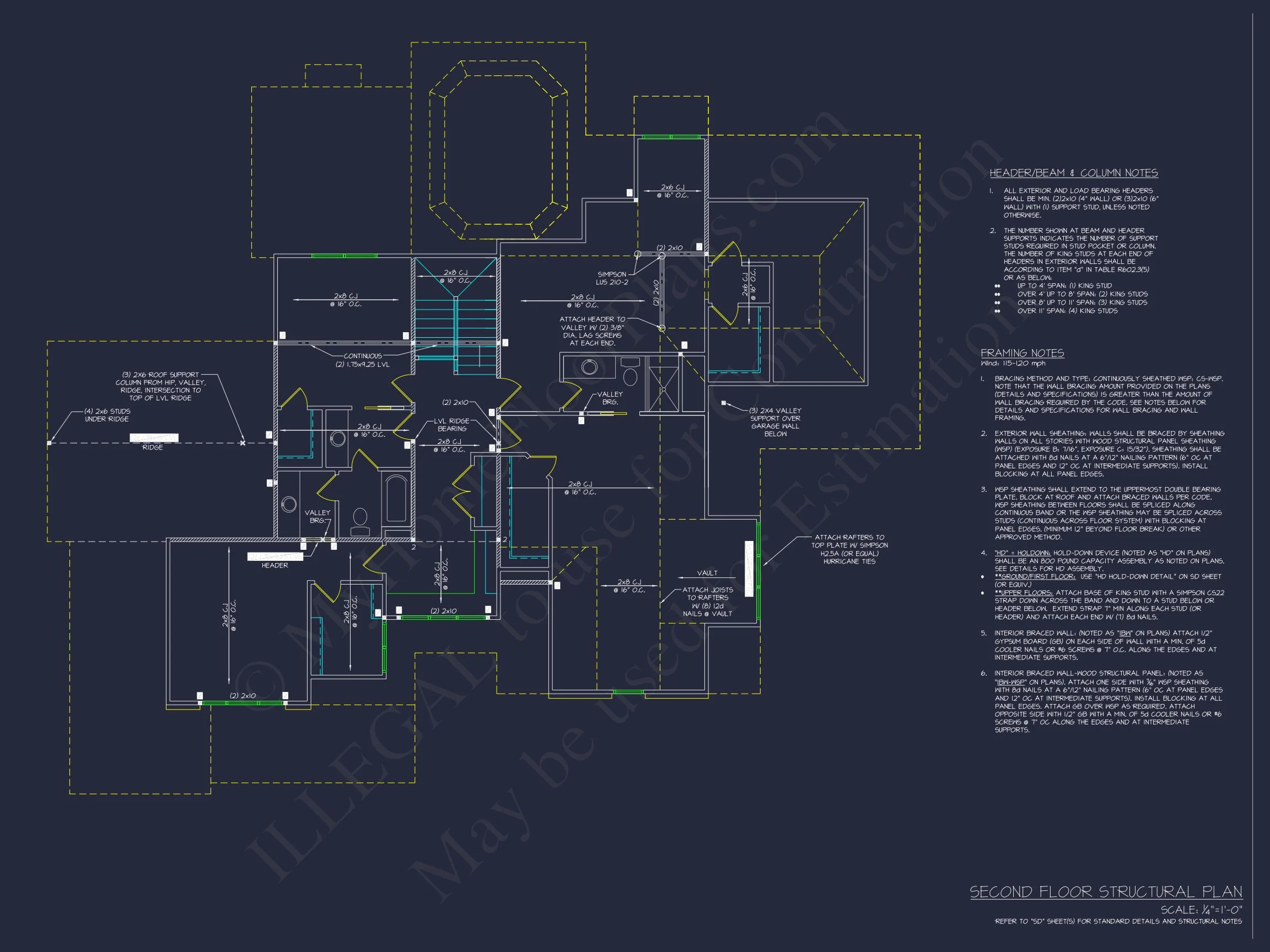 Modern house Floor Plan with CAD Architecture Designs