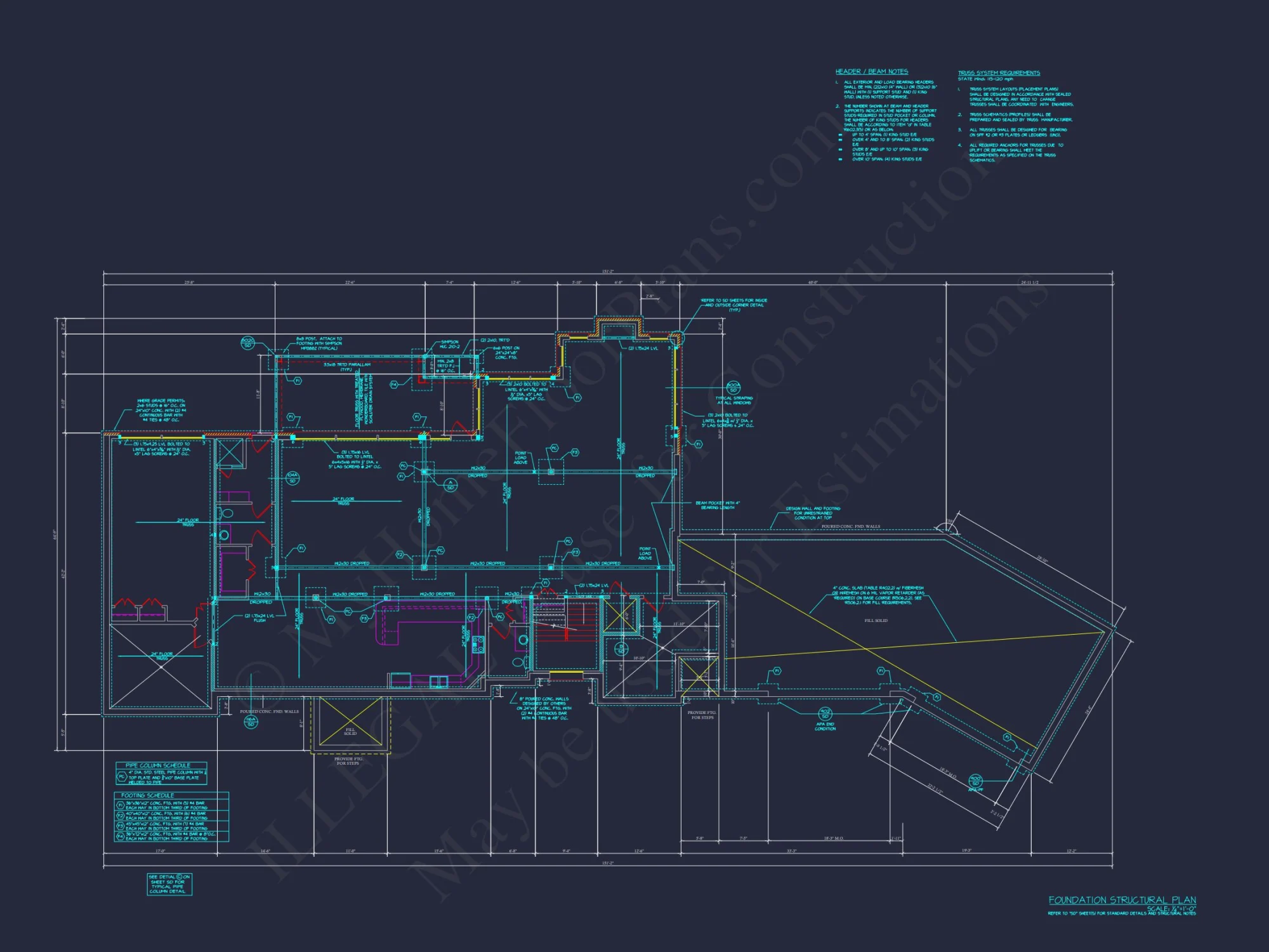 Spacious Luxury house Plan with 2-Story Design & CAD Blueprints