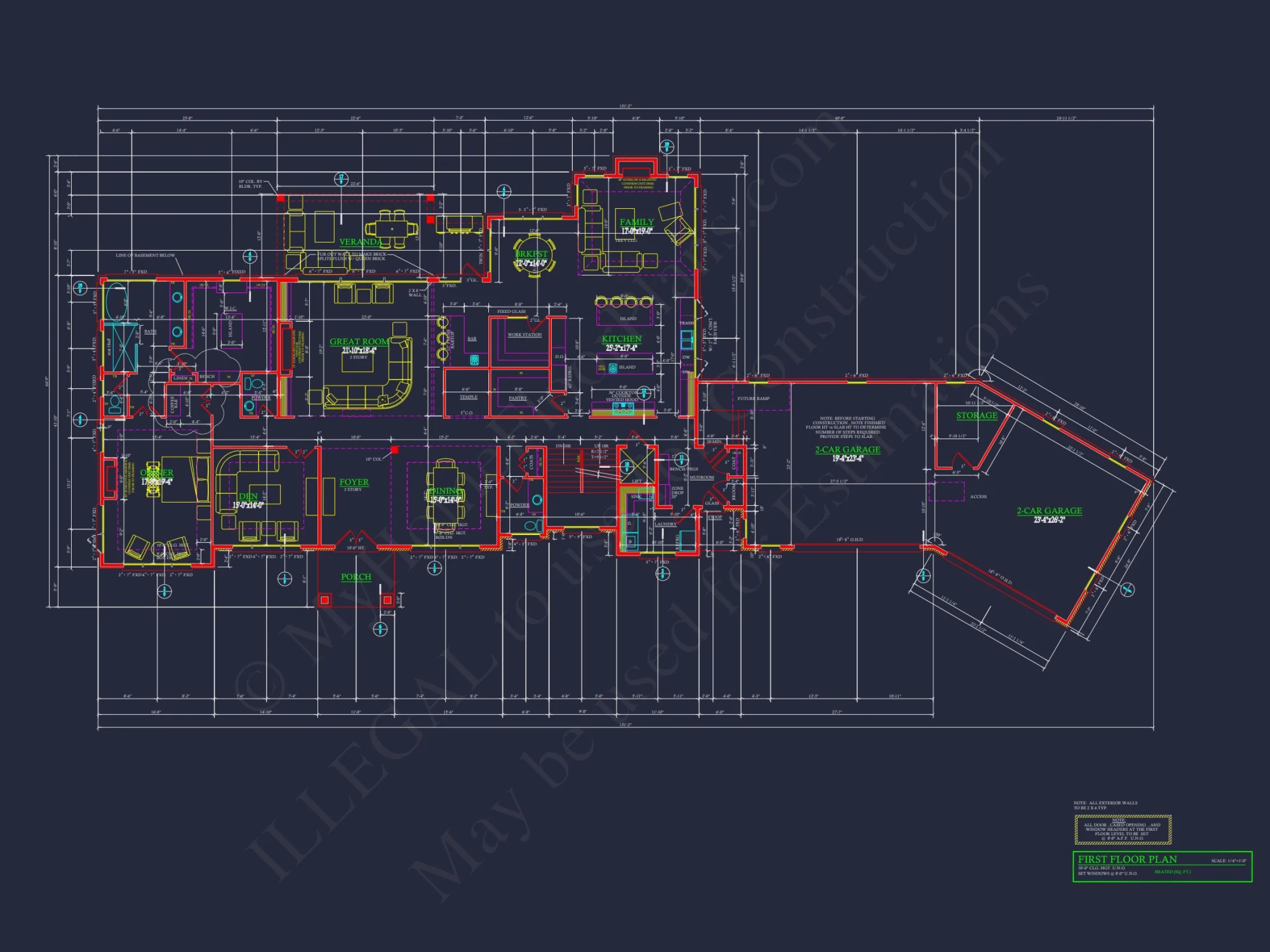 Spacious Luxury house Plan with 2-Story Design & CAD Blueprints