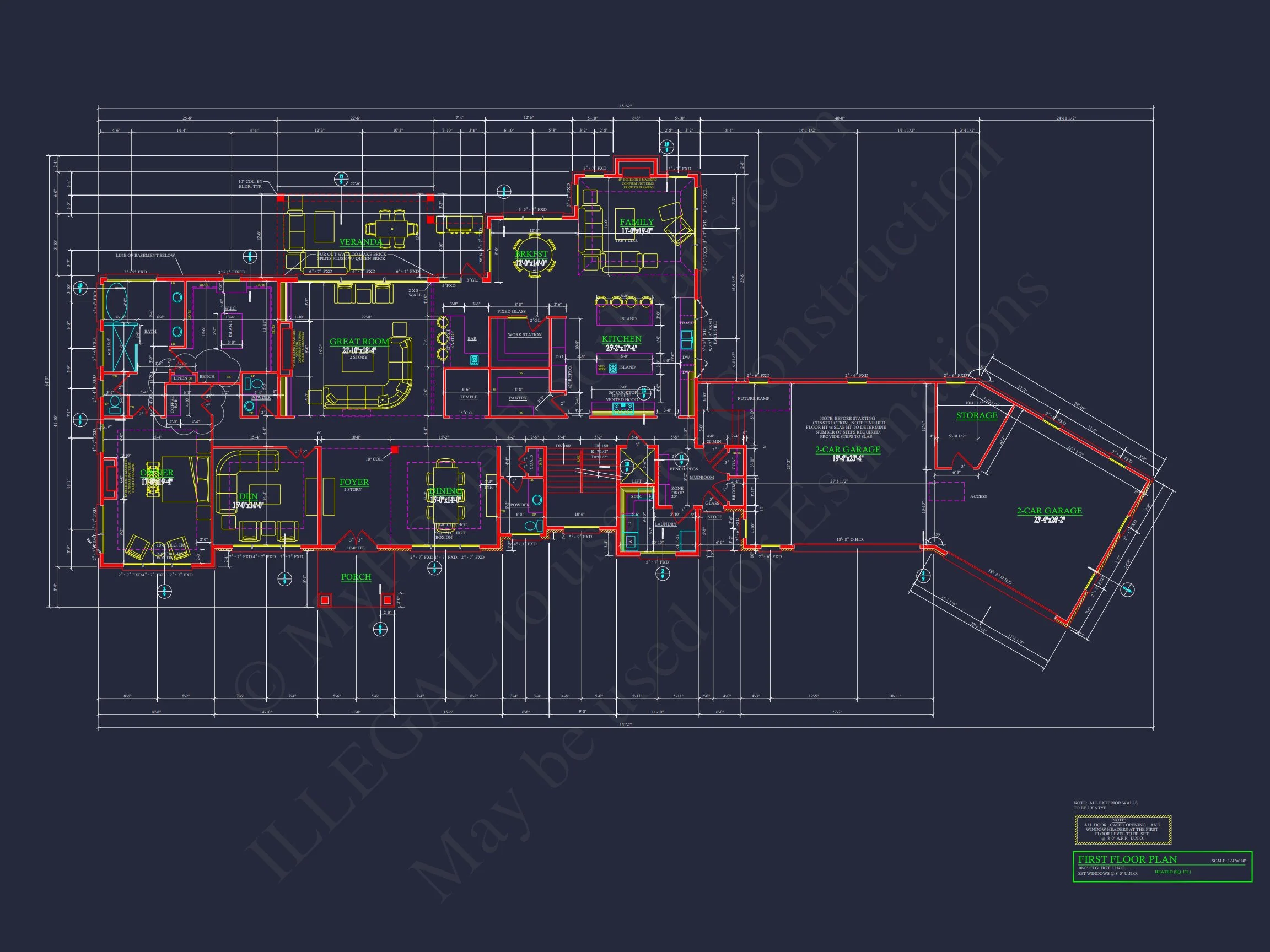 Spacious Luxury house Plan with 2-Story Design & CAD Blueprints