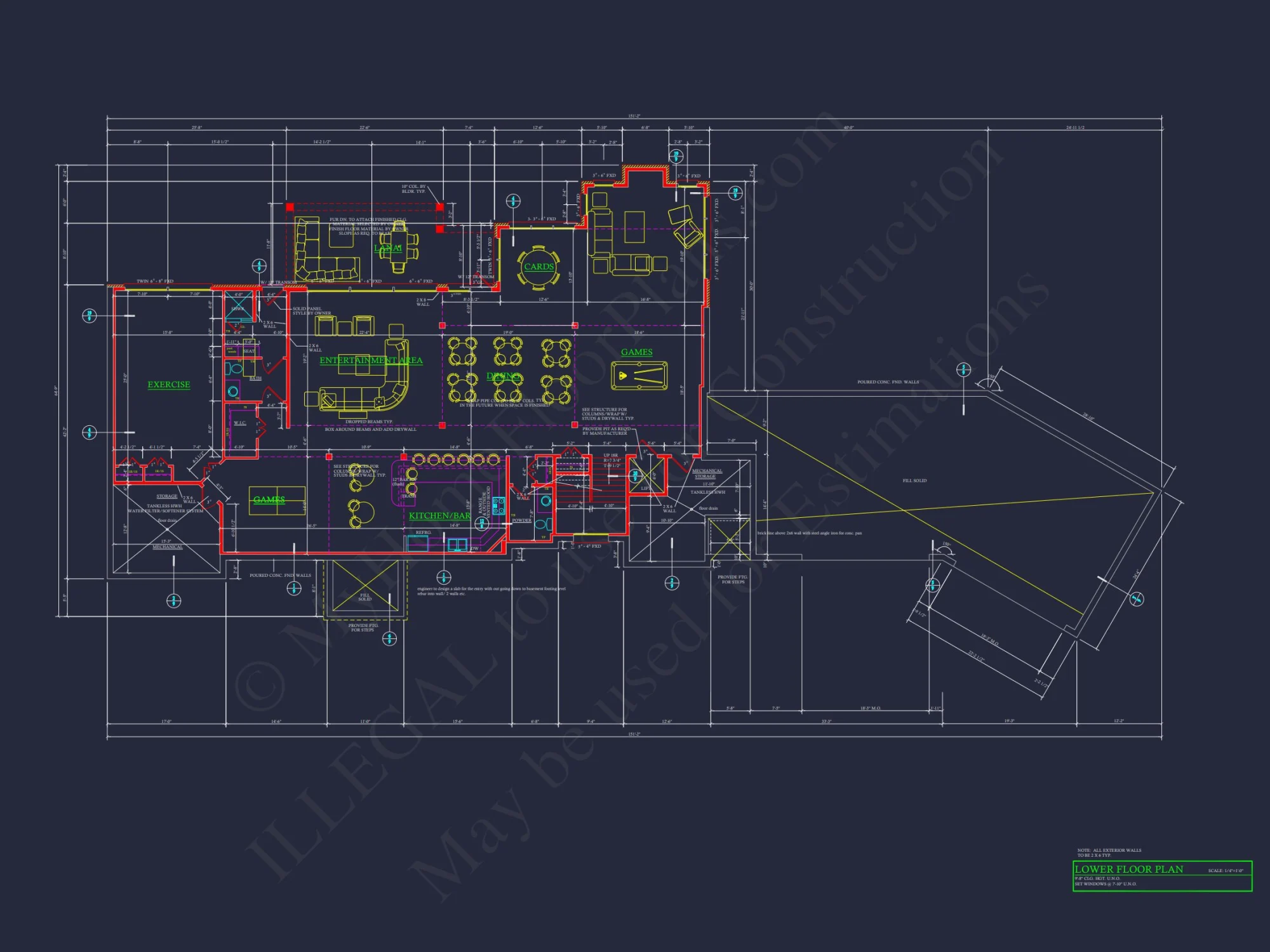 Spacious Luxury house Plan with 2-Story Design & CAD Blueprints