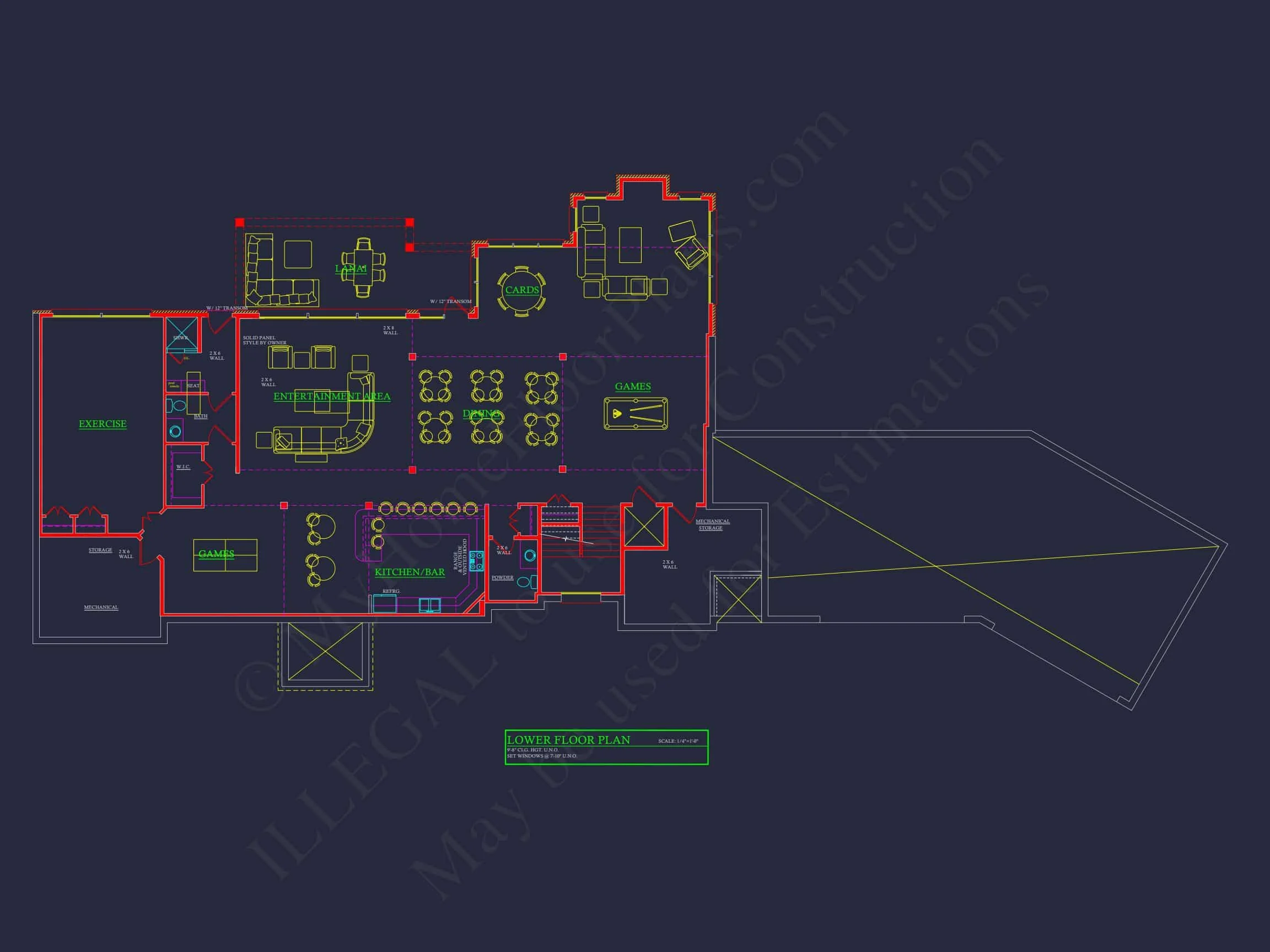 Spacious Luxury house Plan with 2-Story Design & CAD Blueprints