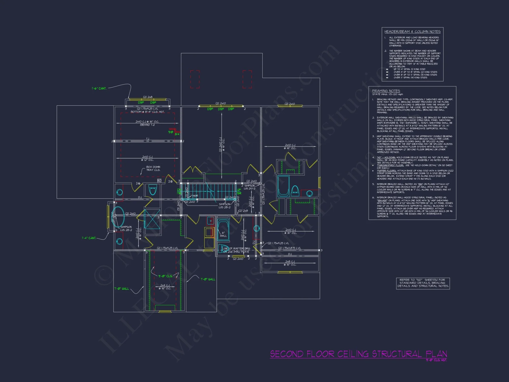 Sophisticated house Plan with 3 Floors and CAD Designs