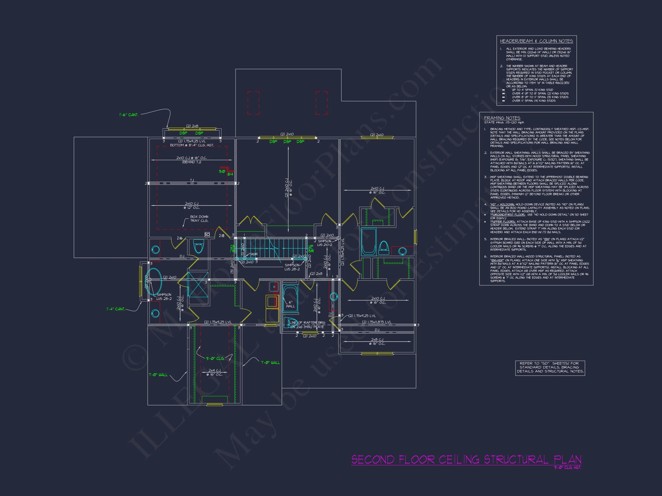 Sophisticated house Plan with 3 Floors and CAD Designs