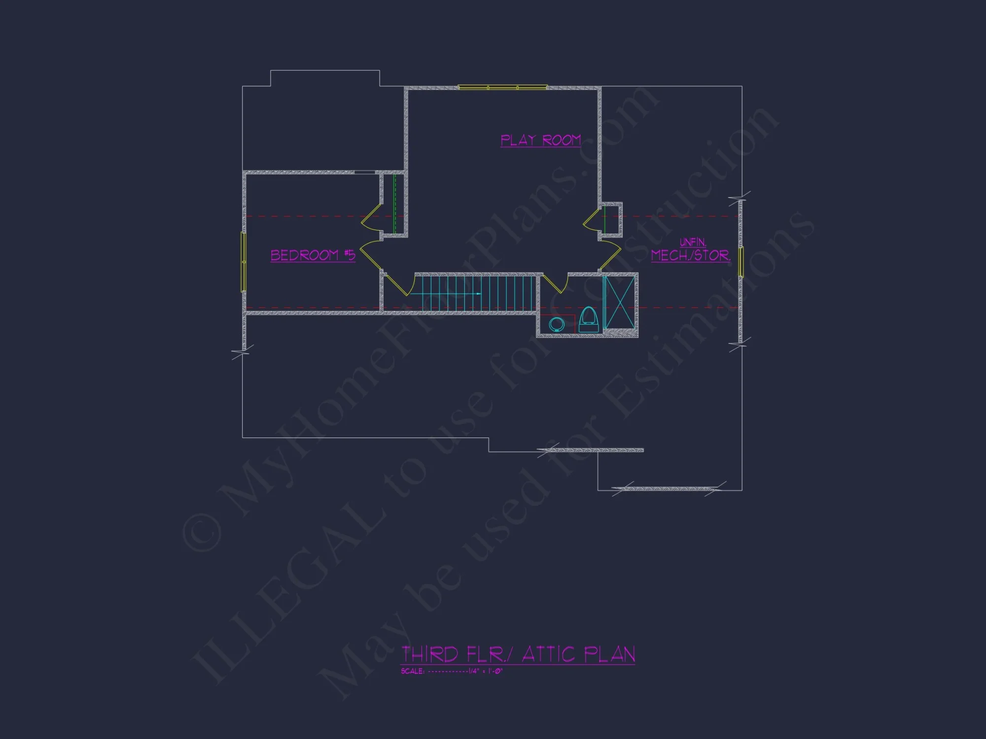 Sophisticated house Plan with 3 Floors and CAD Designs
