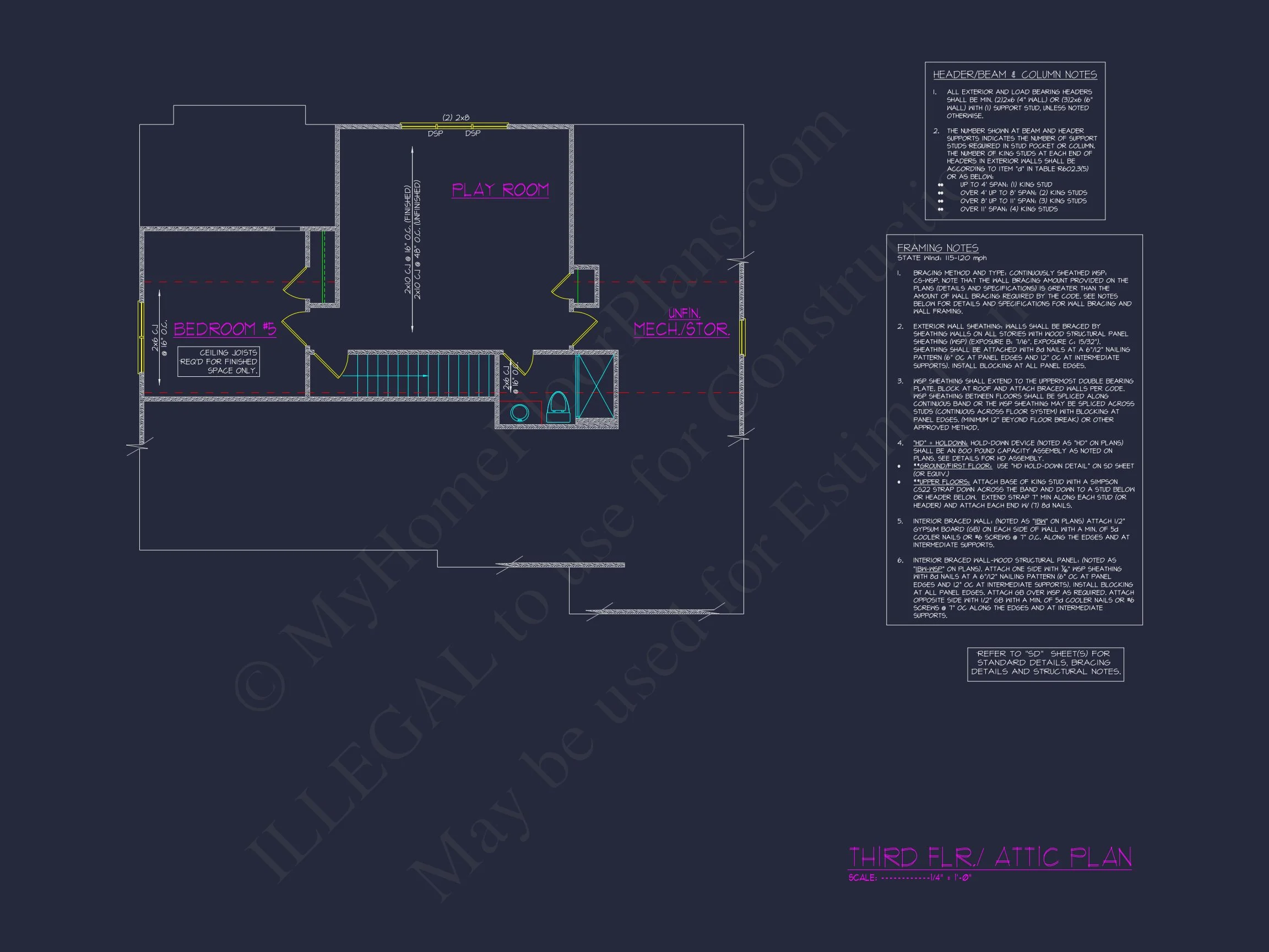 Spacious house Plan with Floor Plan and CAD Designs