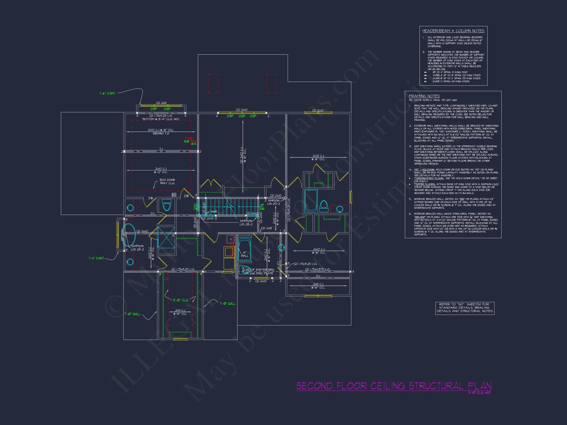 Spacious house Plan with Floor Plan and CAD Designs