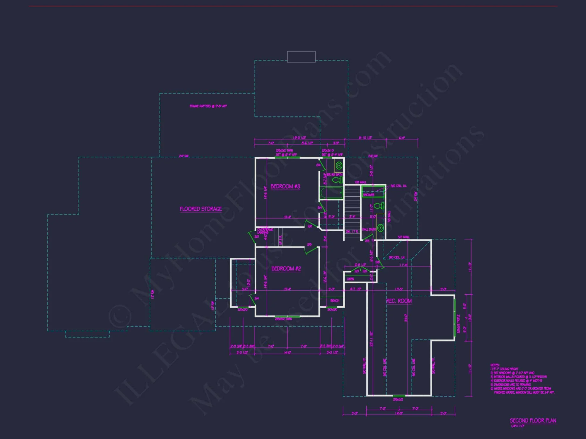 Elegant house Floor Plan: CAD Blueprint with Modern Designs